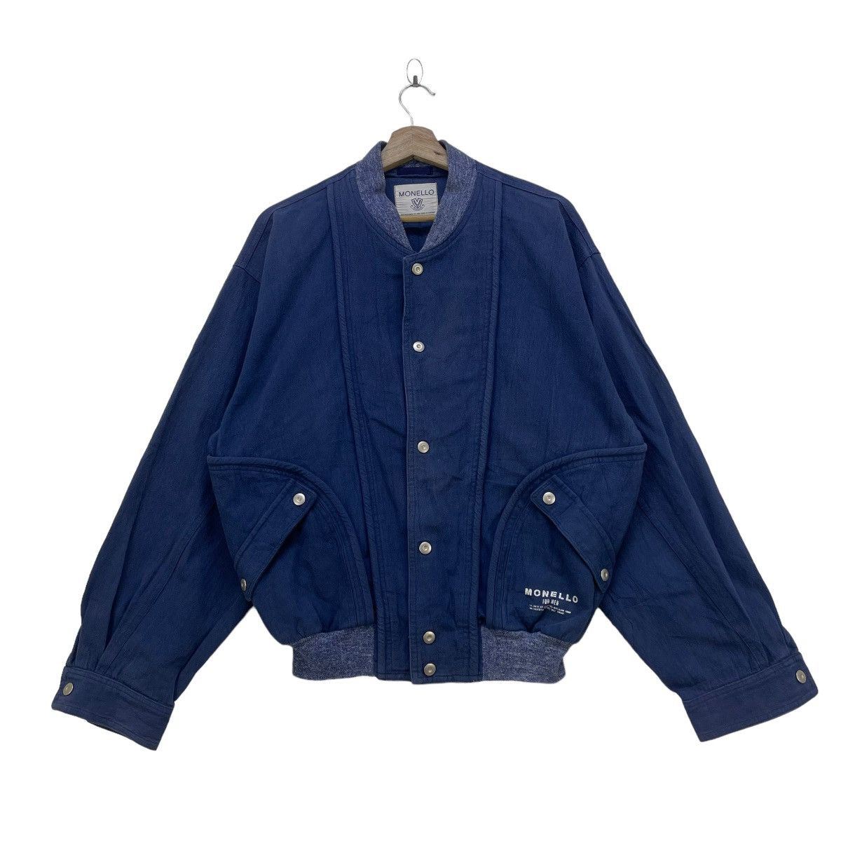 Blue Blue Japan 💥Vintage Bomber Monello Jacket Size US M / EU 48-50 / 2 - 1 Thumbnail