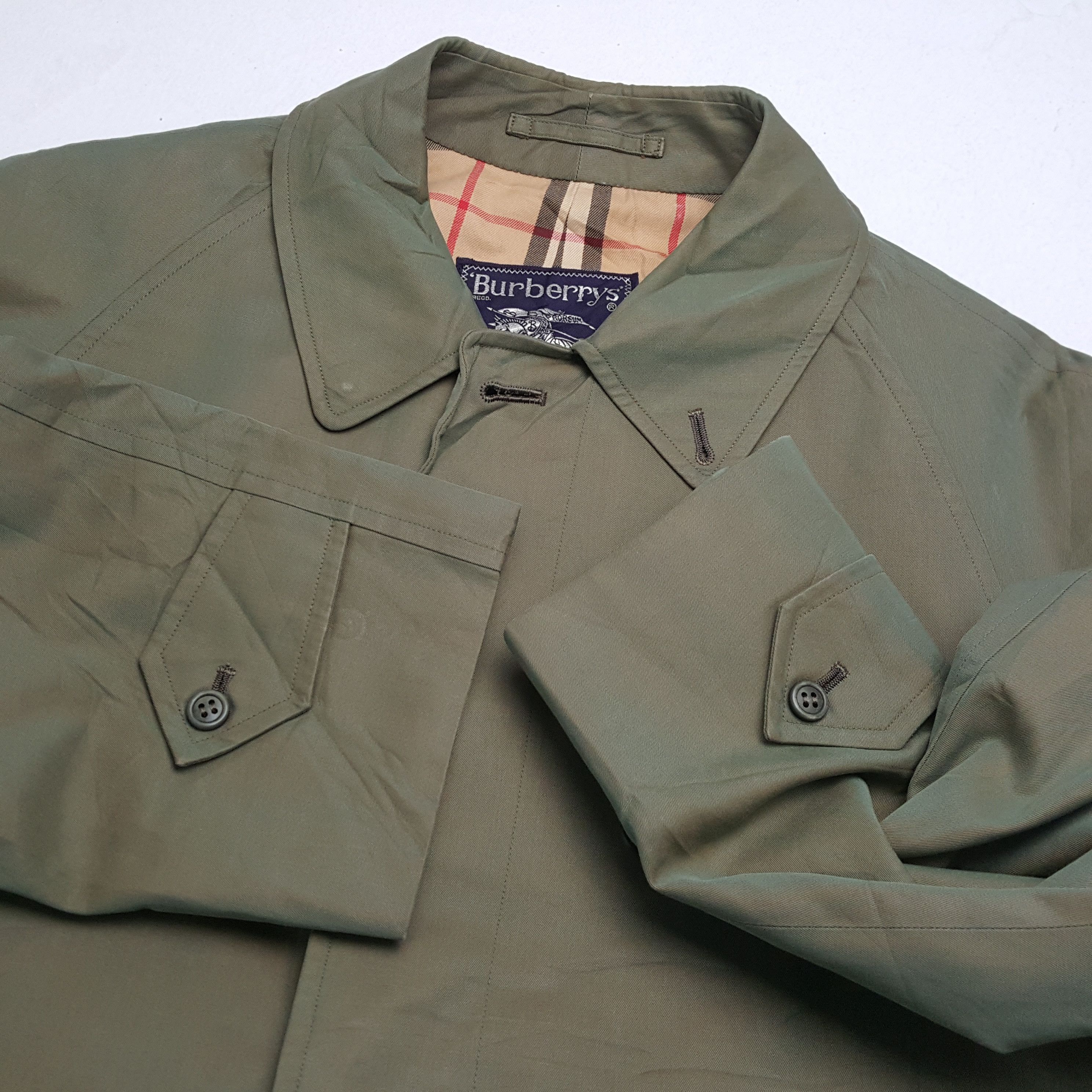 Burberry × Vintage BURBERRYS Casual Style Trench Coat Jacket Size US M / EU 48-50 / 2 - 9 Thumbnail