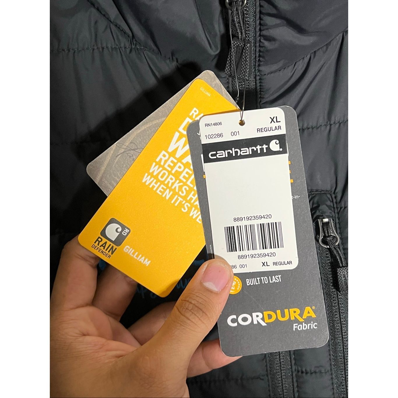 Carhartt Carhartt NWT Quilted Rain Defender Puffer Full Zip Vest Size US XL / EU 56 / 4 - 5 Thumbnail