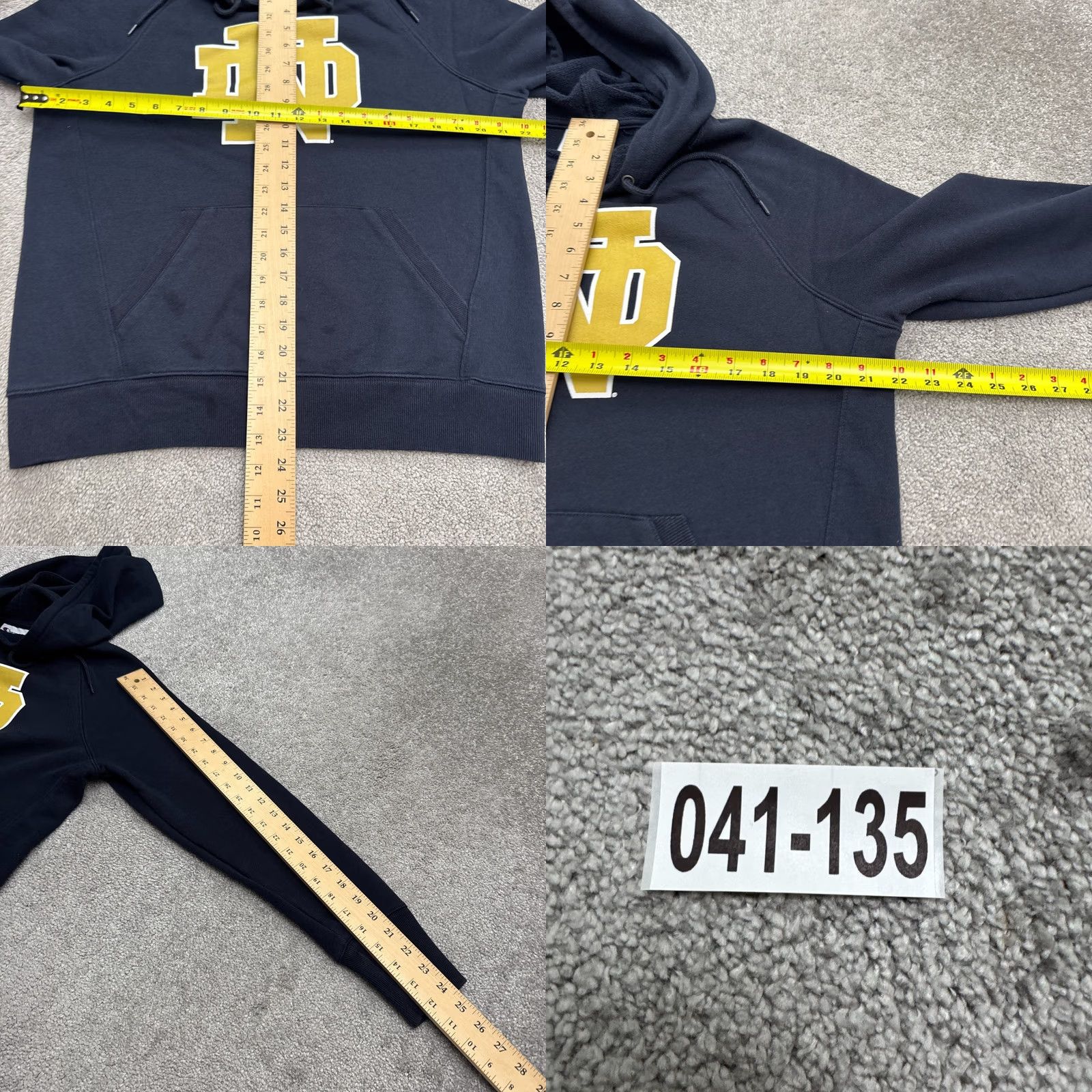 Disney VINTAGE Nike Shirt Womens 2X Black Notre Dame Fighting Irish Hoodie Sweatshirt Pullover With Logo Size XXL / US 16-18 / IT 52-54 - 9 Thumbnail
