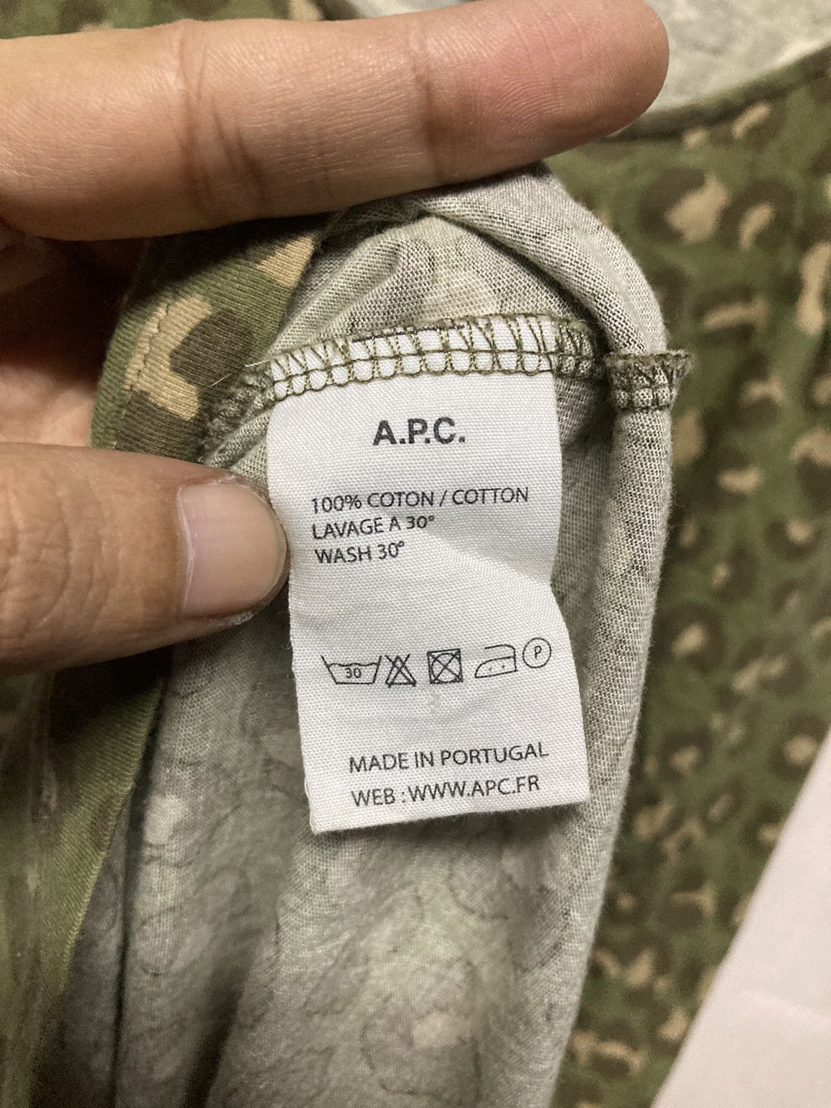 A.P.C. × Japanese Brand APC Green Leopard Dress Size M / US 6-8 / IT 42-44 - 6 Thumbnail