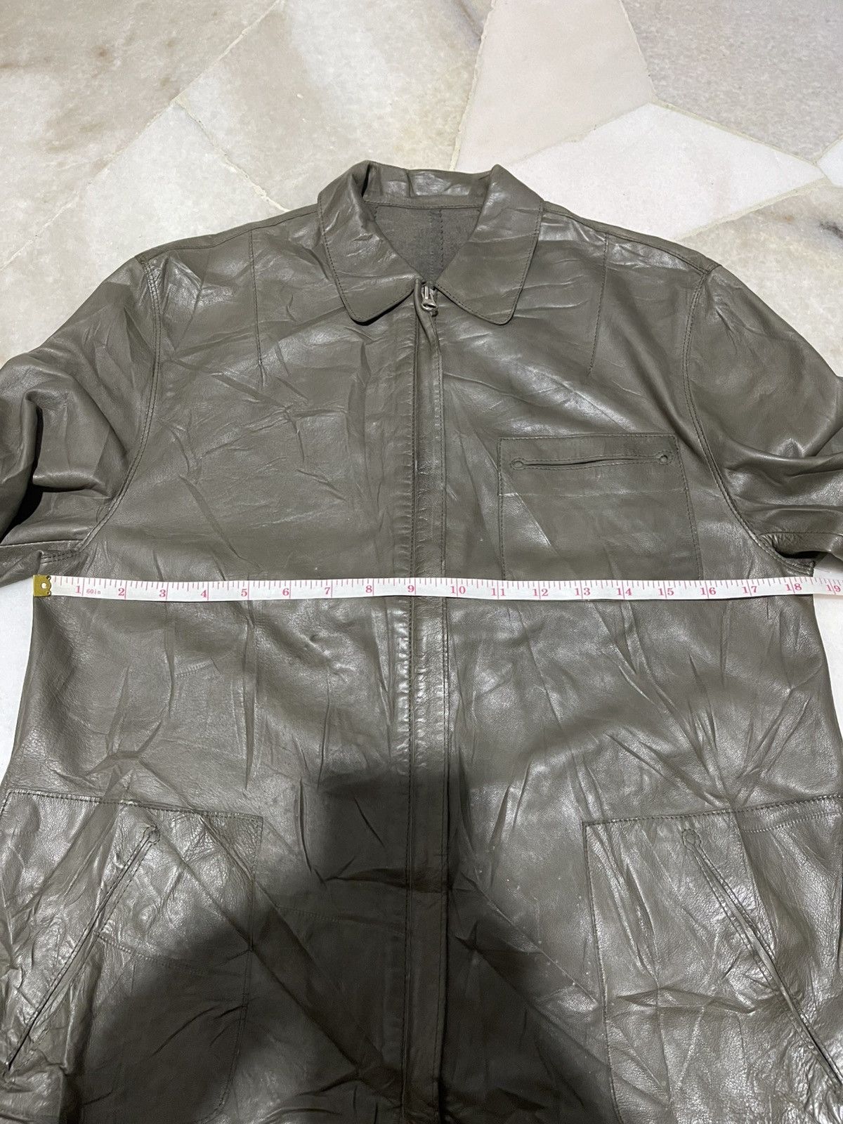 Designer Slyvie Schimmel Lamb Leather Jacket Size US XS / EU 42 / 0 - 21 Thumbnail