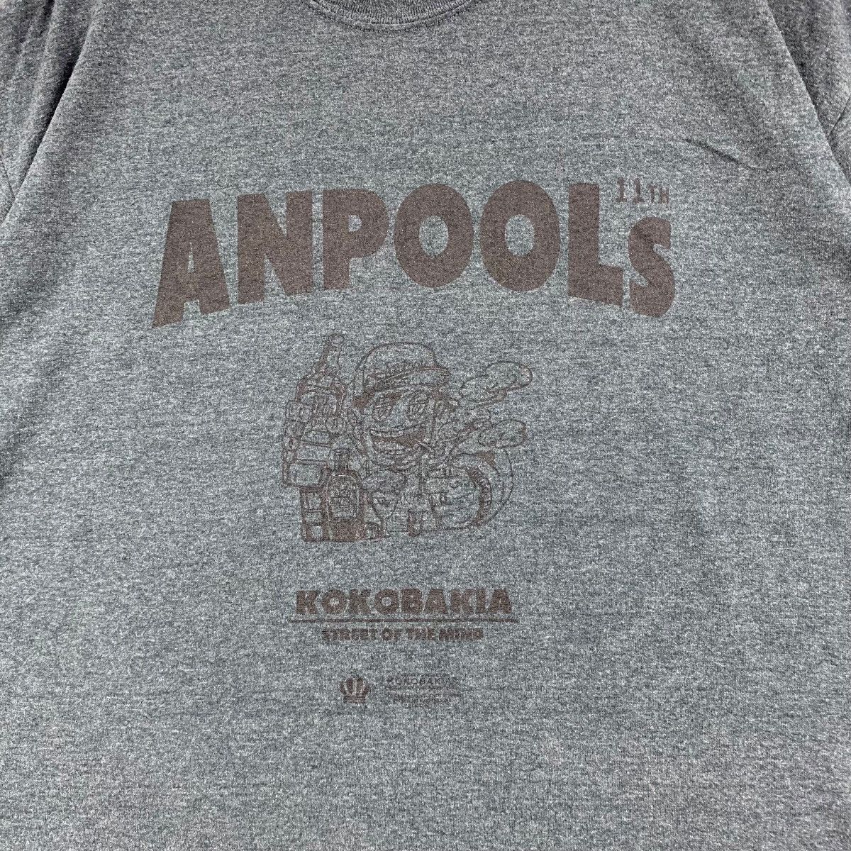 Vintage KOKOBAKIA JAPAN DESIGNER Grunge Rock Anpools Tee Shirt Top Size US XL / EU 56 / 4 - 4 Thumbnail