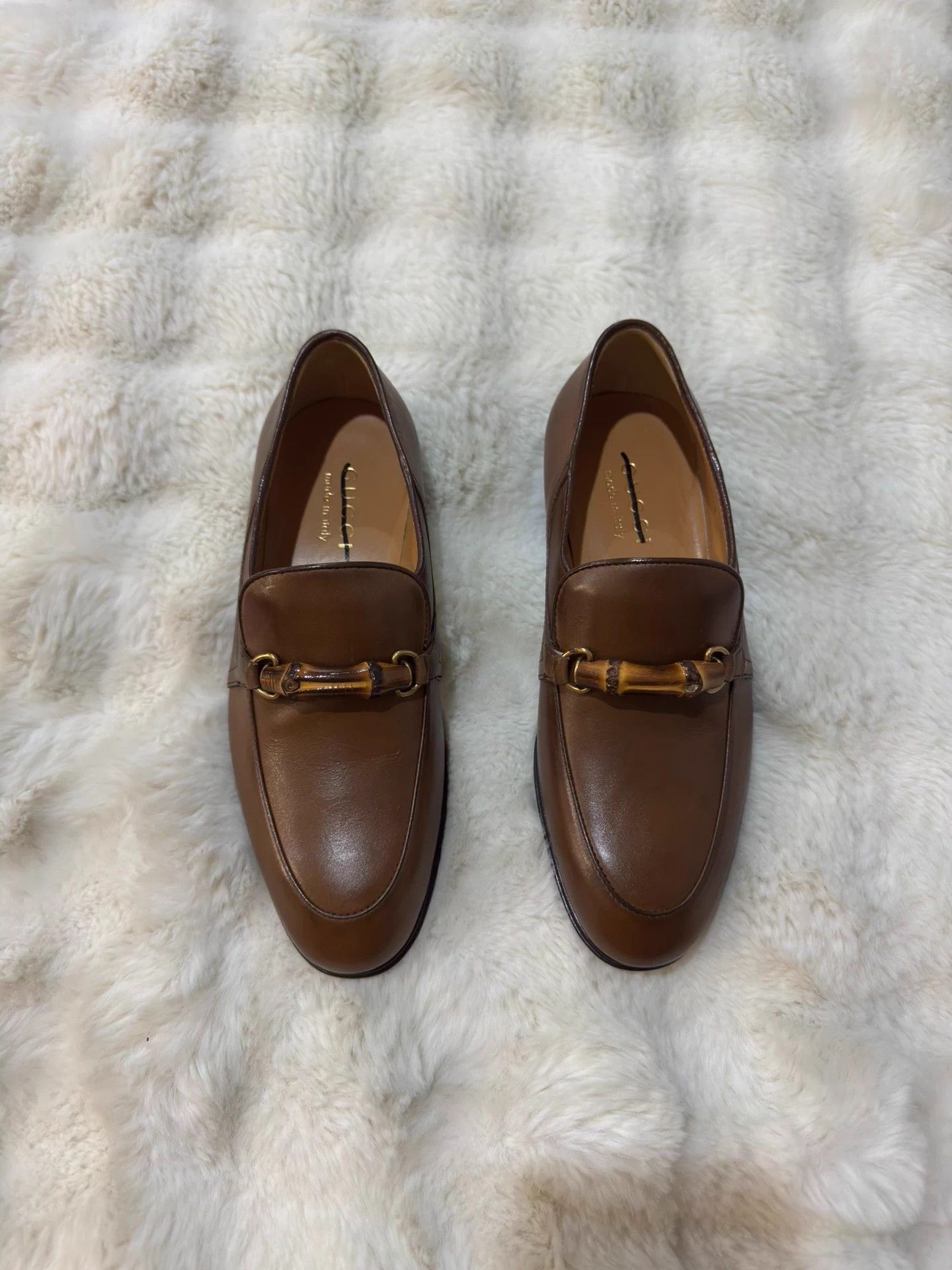 Gucci Gucci Bamboo Loafers 38.5 US4.5 New Box Dust Bag Size US 8 / IT 38 - 3 Thumbnail
