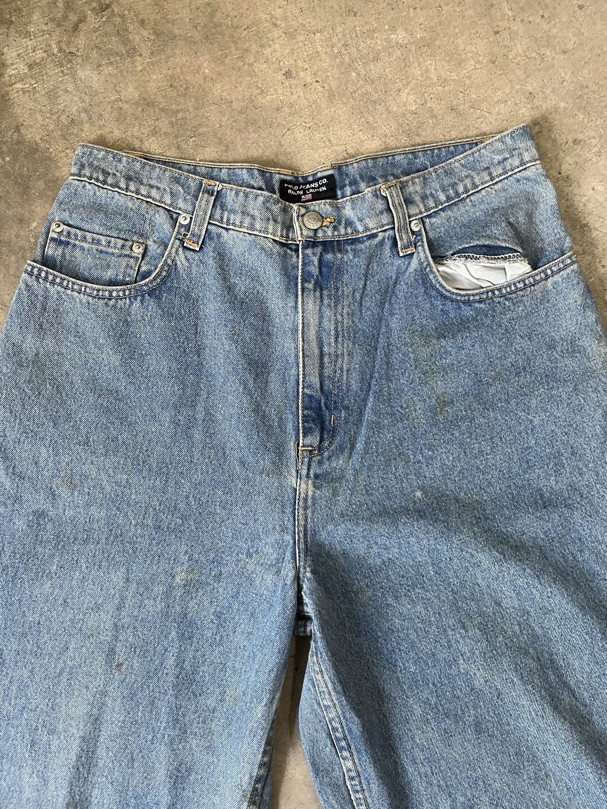Polo Ralph Lauren Polo Jeans Ralph Lauren baggy Y2K style Size US 33 - 2 Thumbnail