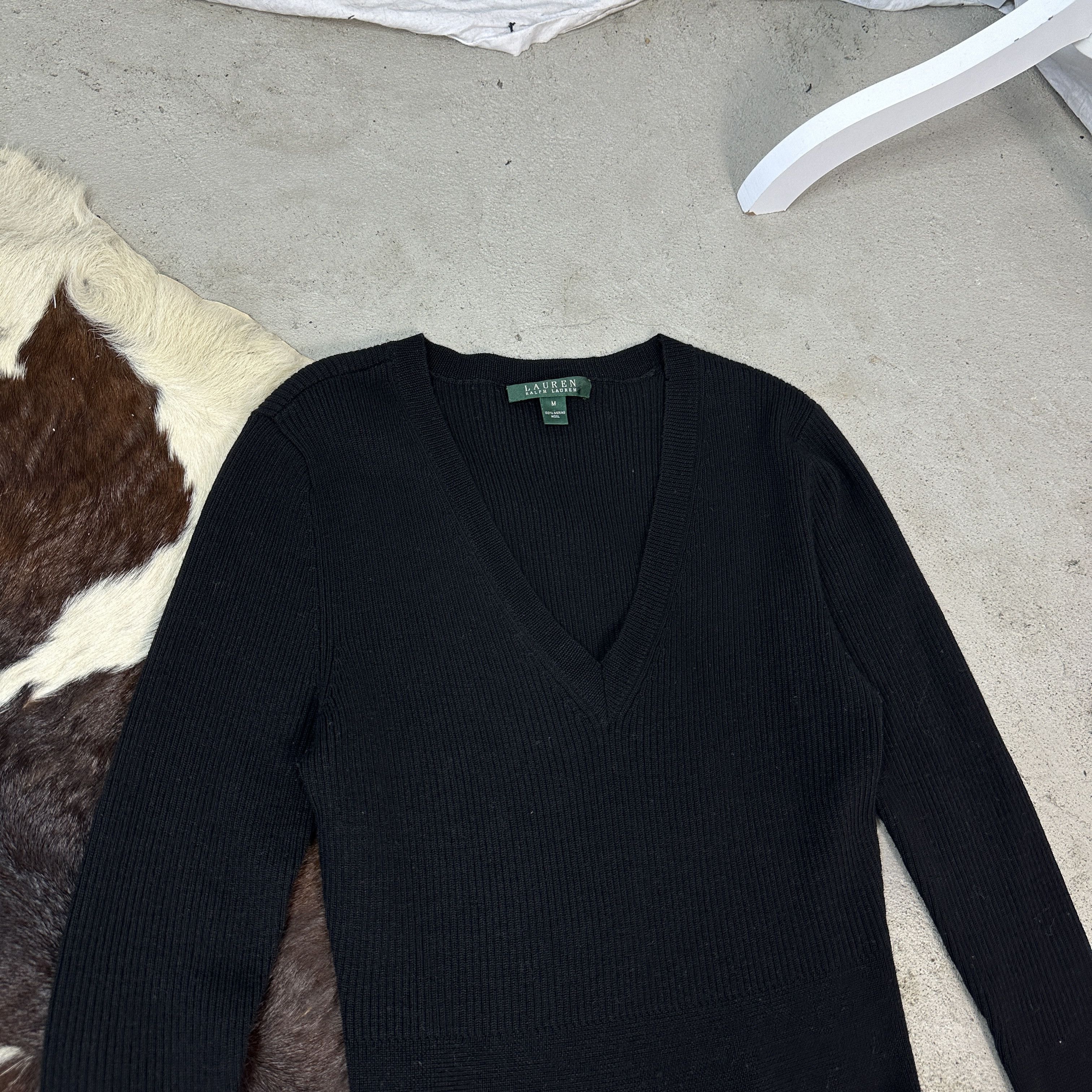 Ralph Lauren × Vintage Ralph Lauren Merino Wool Dress Size M / US 6-8 / IT 42-44 - 3 Thumbnail