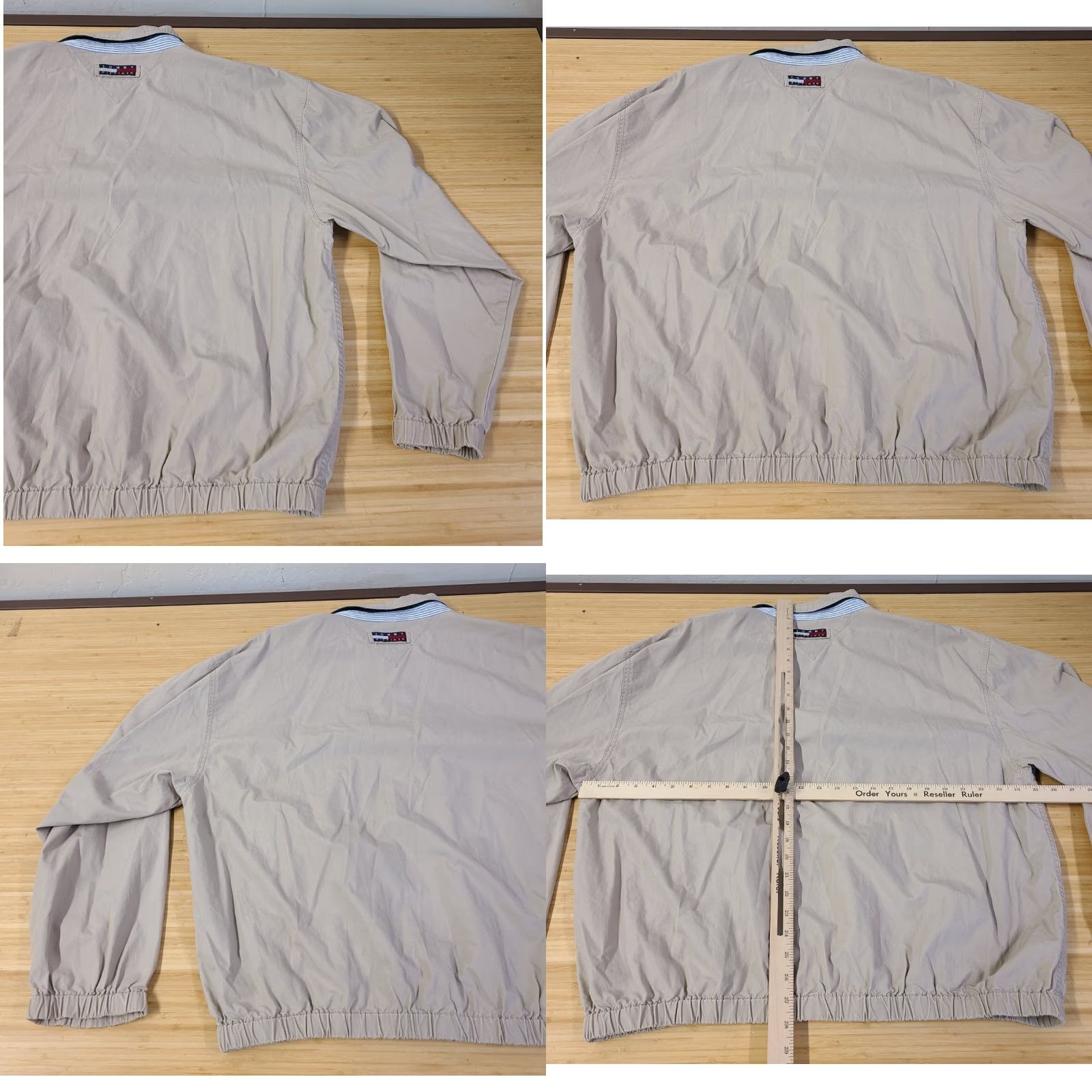 Tommy Hilfiger VINTAGE Tommy Hilfiger Logo Flag Jacket XL Boys? No, Men. Size US XL / EU 56 / 4 - 8 Thumbnail