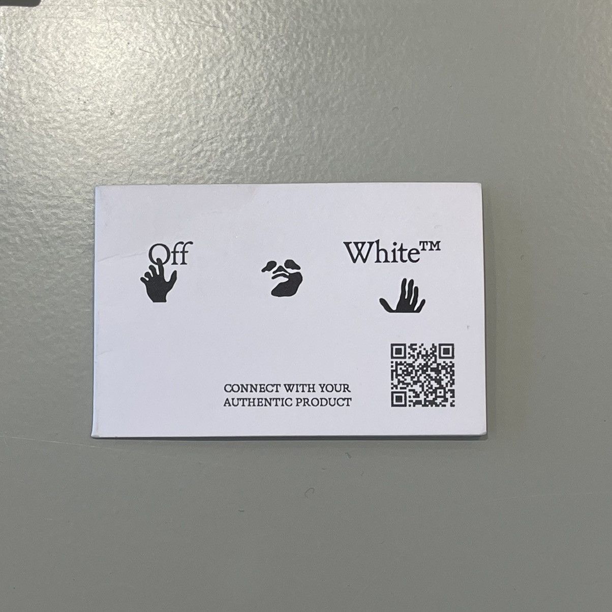 Off-White OFF WHITE Leather Quote Zip Pouch Size ONE SIZE - 7 Thumbnail