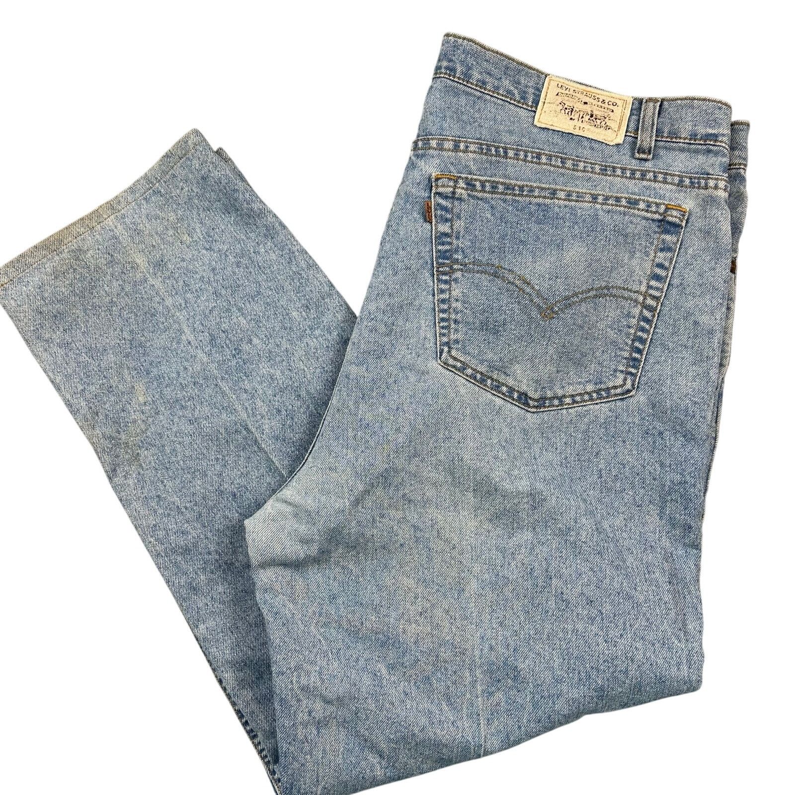 Levi's × Vintage 90s Vintage Levi's Jeans Brown Tab 540 Relaxed Light 42 X 28 Size US 42 / EU 58 - 3 Thumbnail