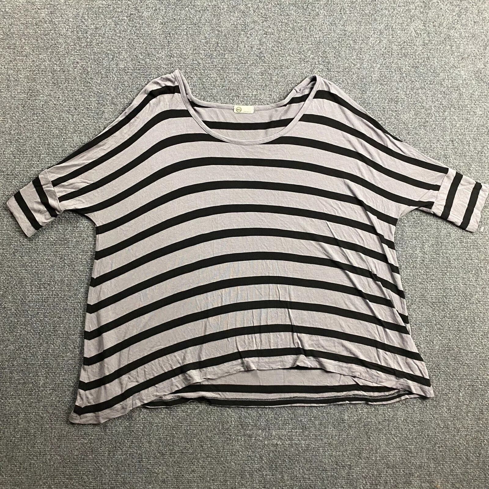 AG Adriano Goldschmied AG Adriano Goldschmied Top Women's Small Striped Oversize Size S / US 4 / IT 40 - 1 Thumbnail