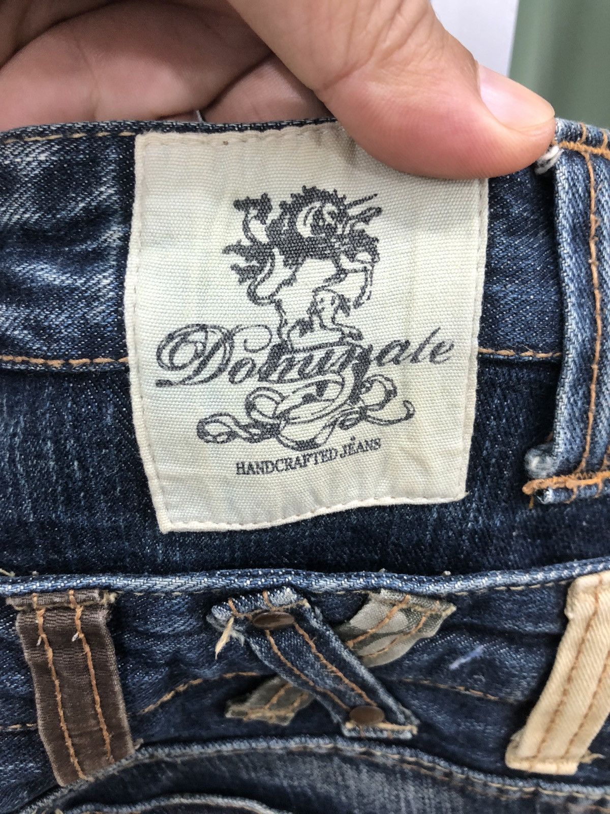 Ed Hardy Dominate Handcrafted Jeans Doublewaist Denim pants Size US 33 - 5 Thumbnail