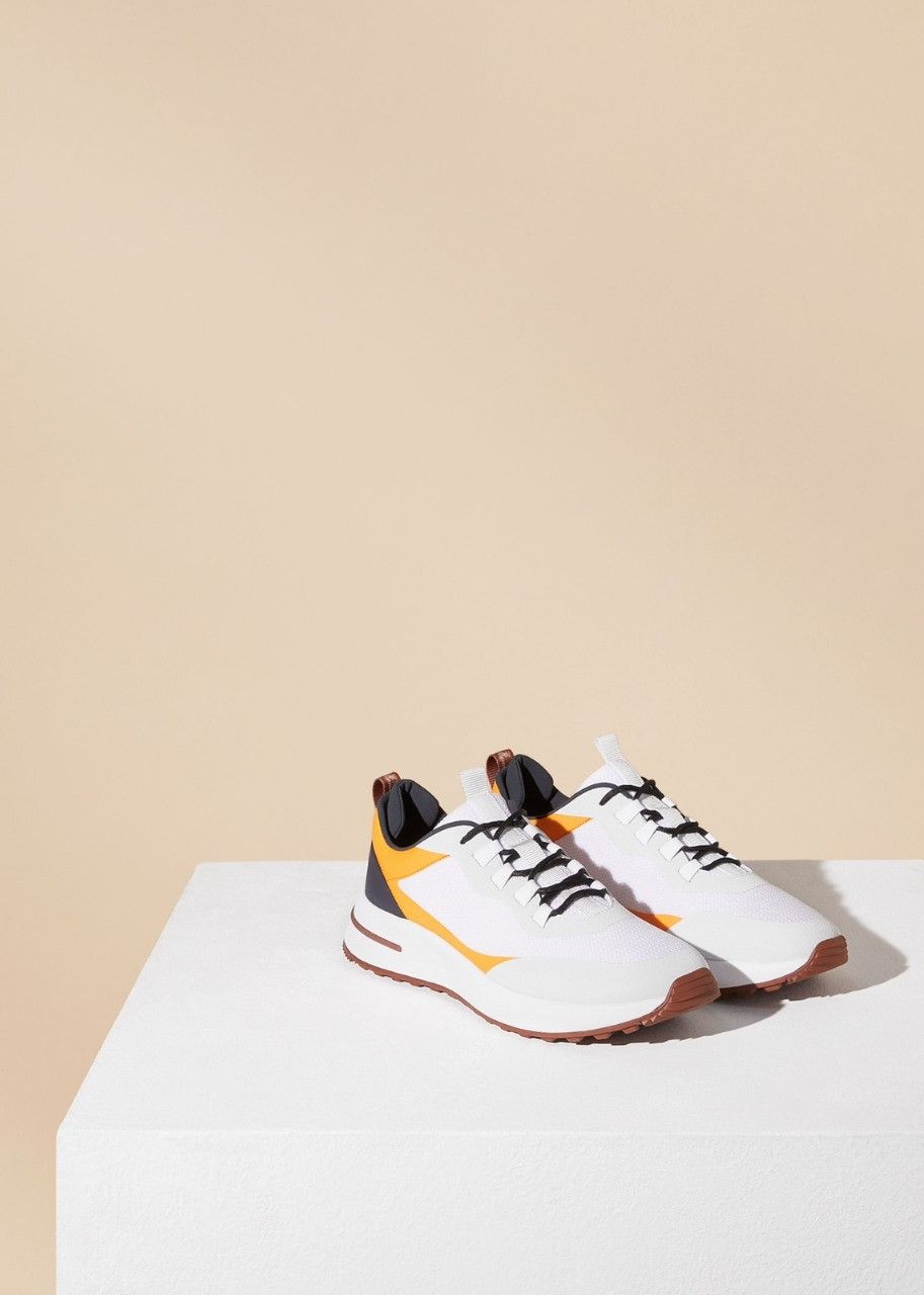 image of Loro Piana O1Srvl11E0424 Sneakers In Yellow, Women's (Size 9)