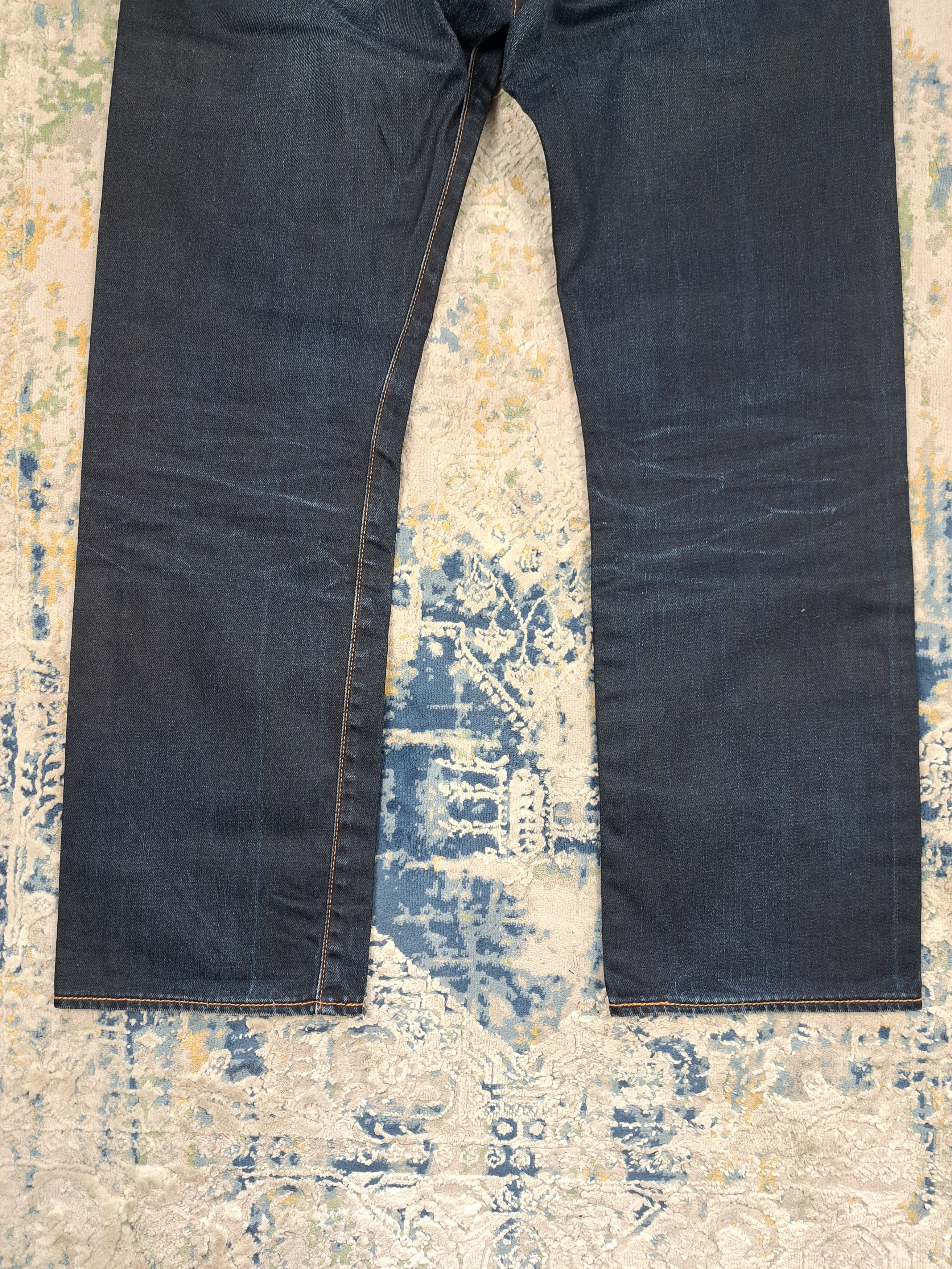 Levi's Levi's 501 Waxed Denim Straight Fit Jeans Avant Garde Size US 33 - 4 Thumbnail