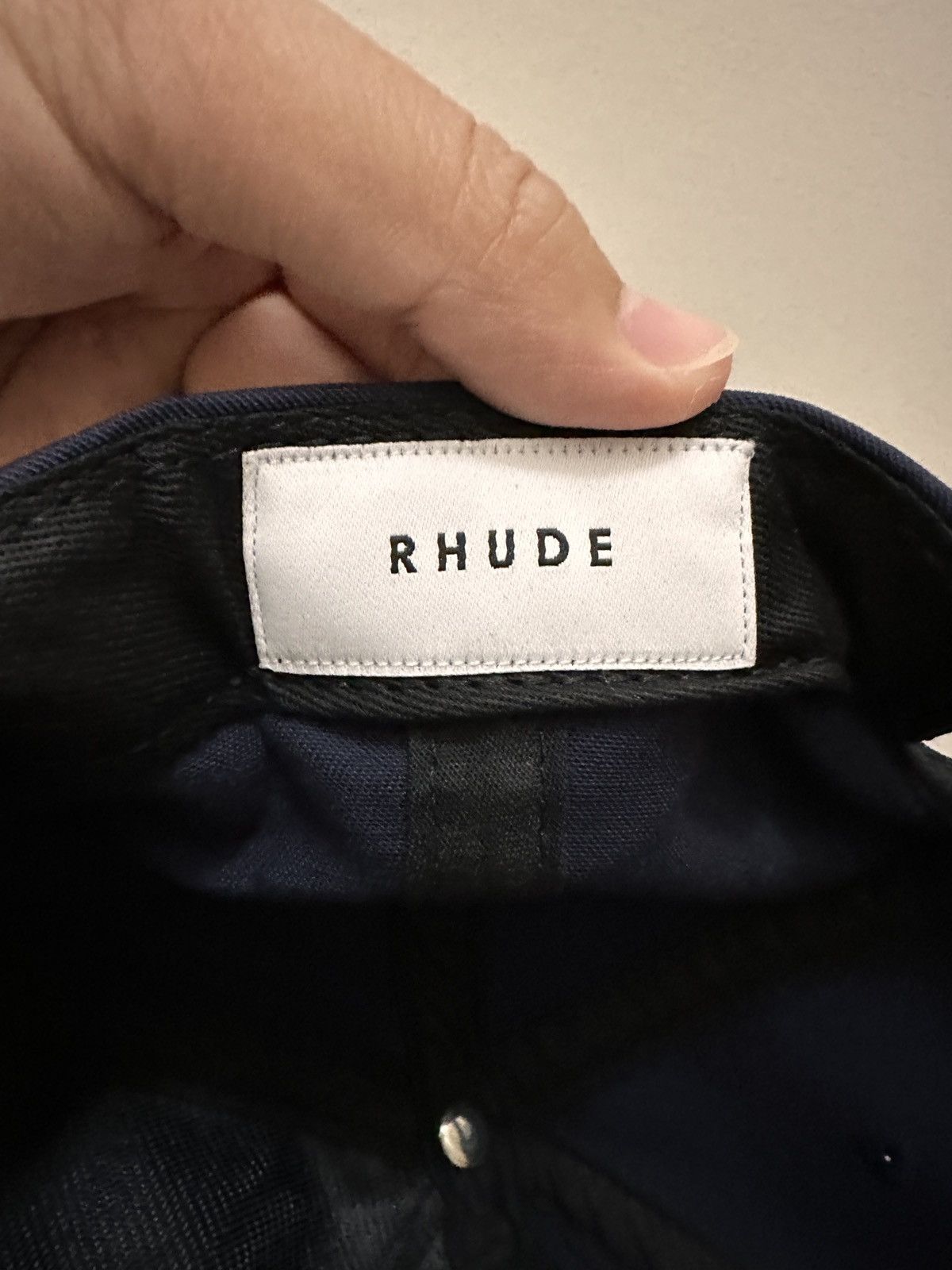 Rhude Rhude Trucker Hat Navy Size ONE SIZE - 4 Thumbnail
