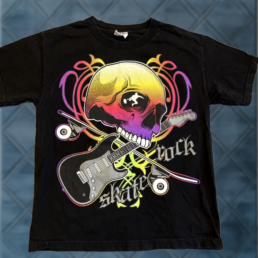 Vintage VINTAGE Rude Boyz Skate Rock Graphic T Shirt Men S Black Rock Mens Small Shirt Size US S / EU 44-46 / 1 - 1 Thumbnail