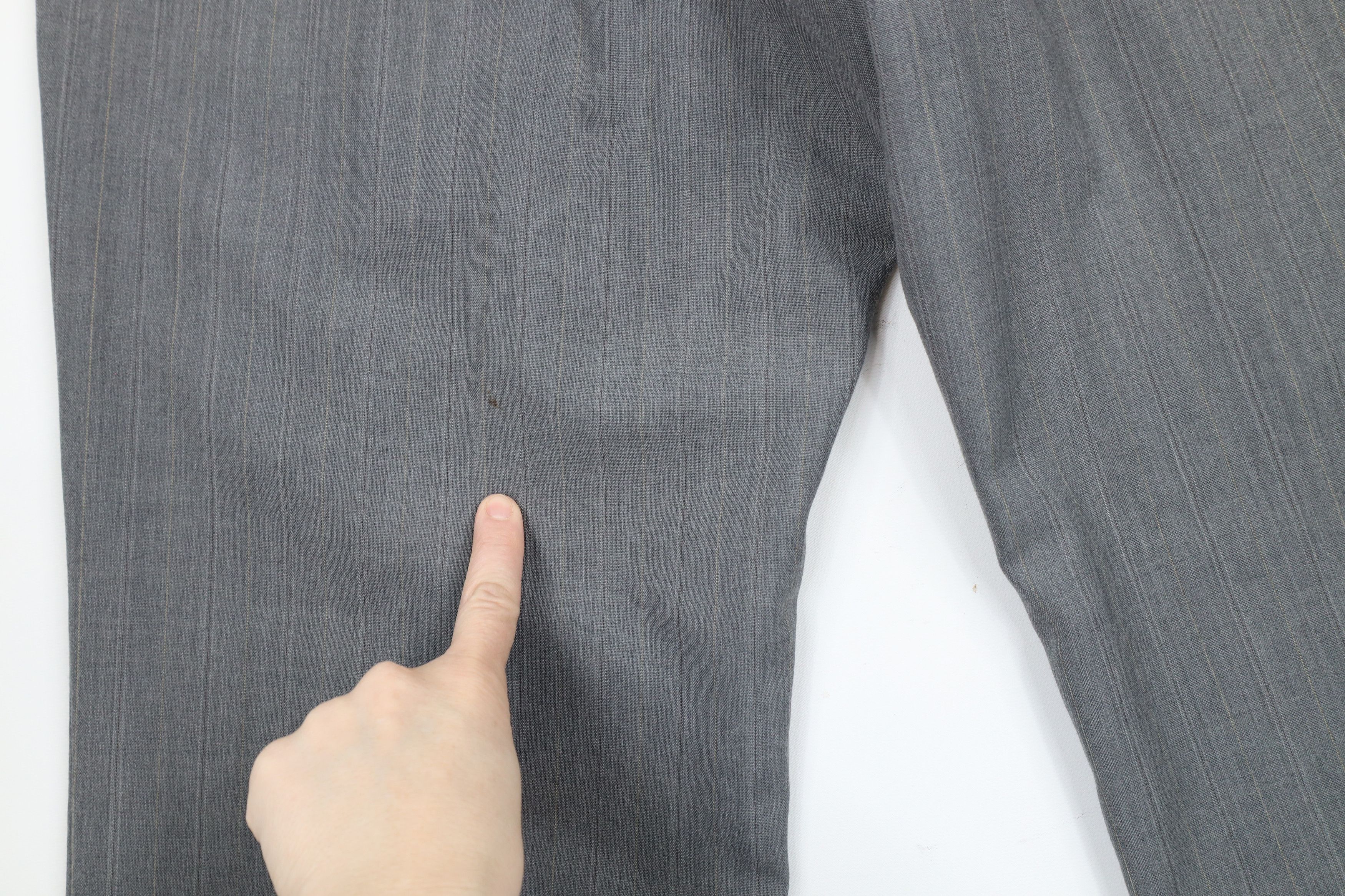 Vintage Vintage 90s Streetwear Pinstriped Wide Leg Chino Pants Size US 38 / EU 54 - 13 Thumbnail