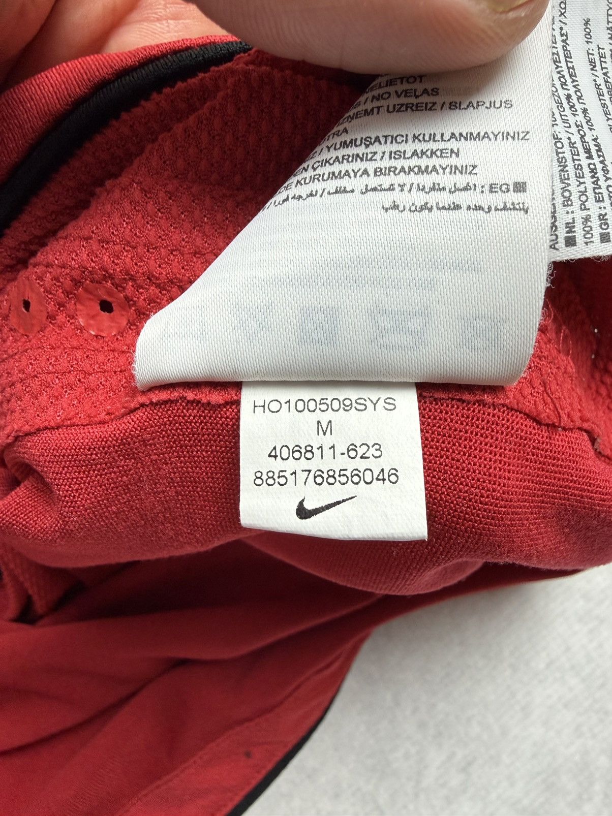 Nike 2010-11 Manchester United Nike Aon Football Shirt Morrison M Size US M / EU 48-50 / 2 - 13 Thumbnail