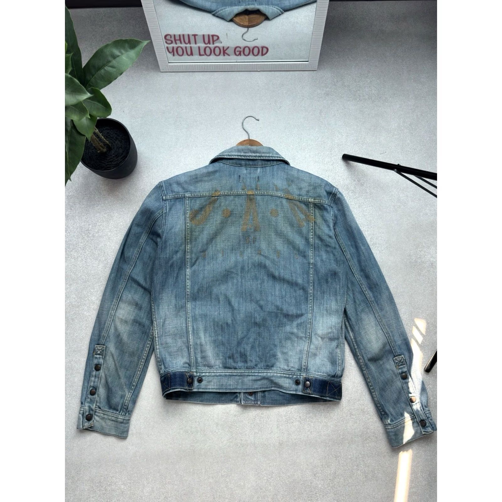 Diesel VINTAGE Diesel Denim Jeans Jacket Button Up Blue 90s Men L blue Jeans Jacket Diesel Shirts Size US 33 - 4 Thumbnail