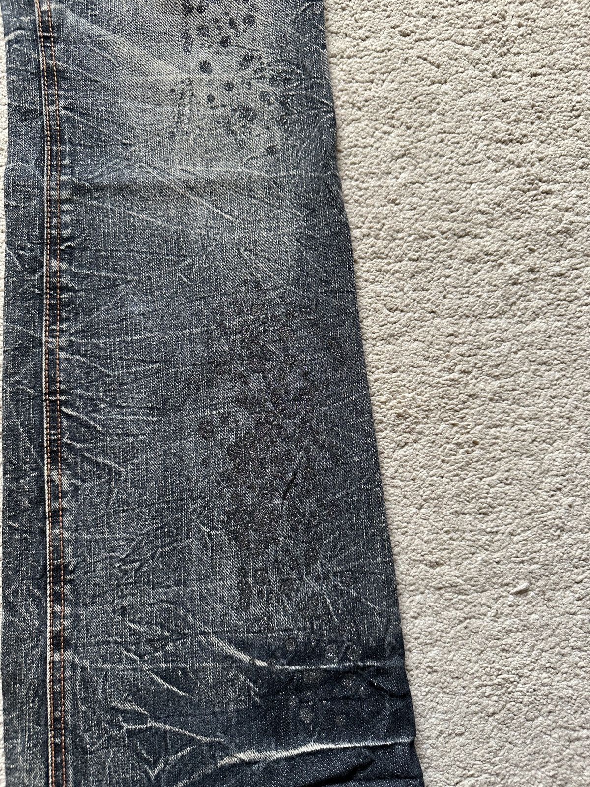 LOWBOX 2000s Lowbox Stonewash Jeans Size US 32 / EU 48 - 7 Thumbnail