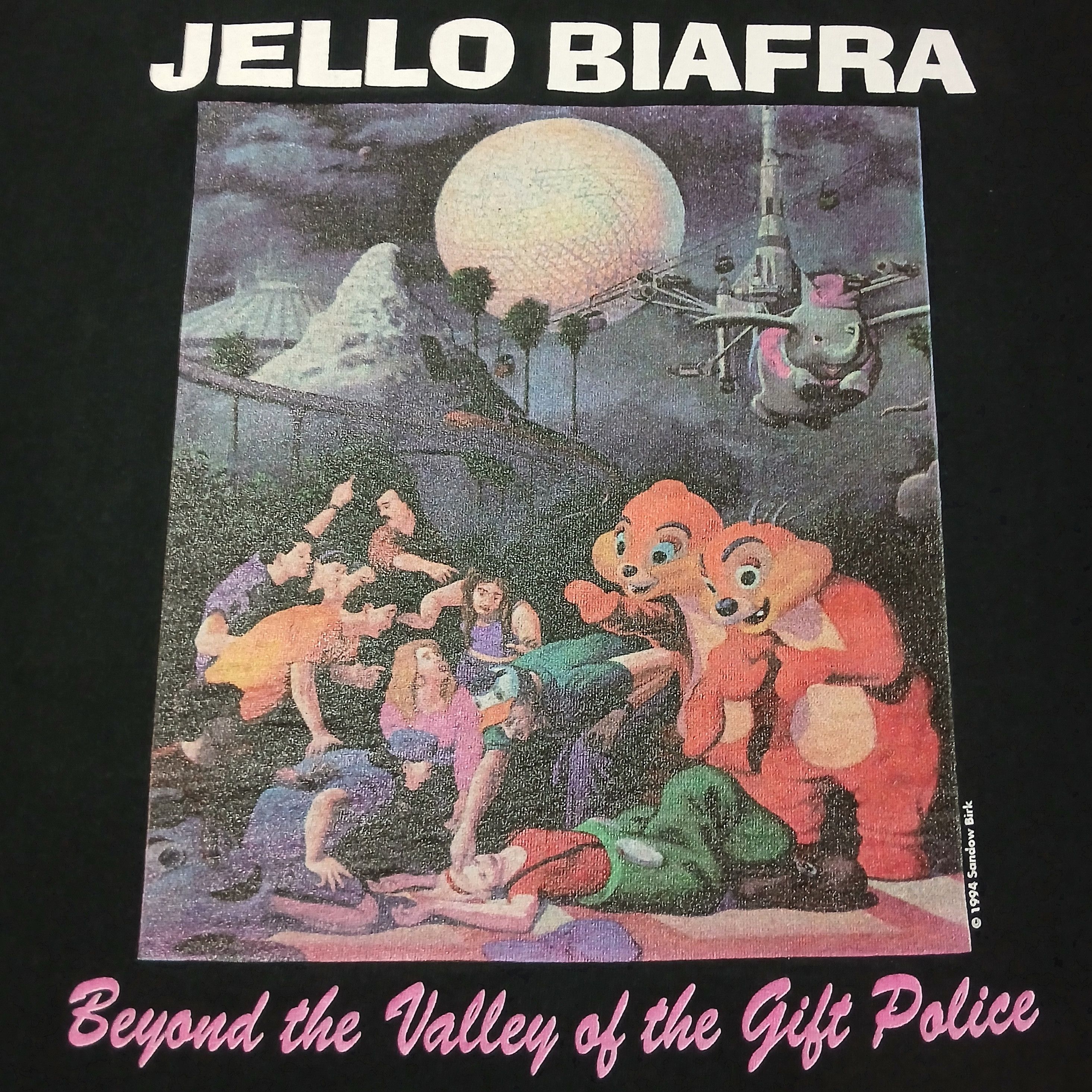 Fruit Of The Loom Vintage 90s '94 Jello Biafra Beyond The Gift Police Tee XL Size US XL / EU 56 / 4 - 2 Thumbnail