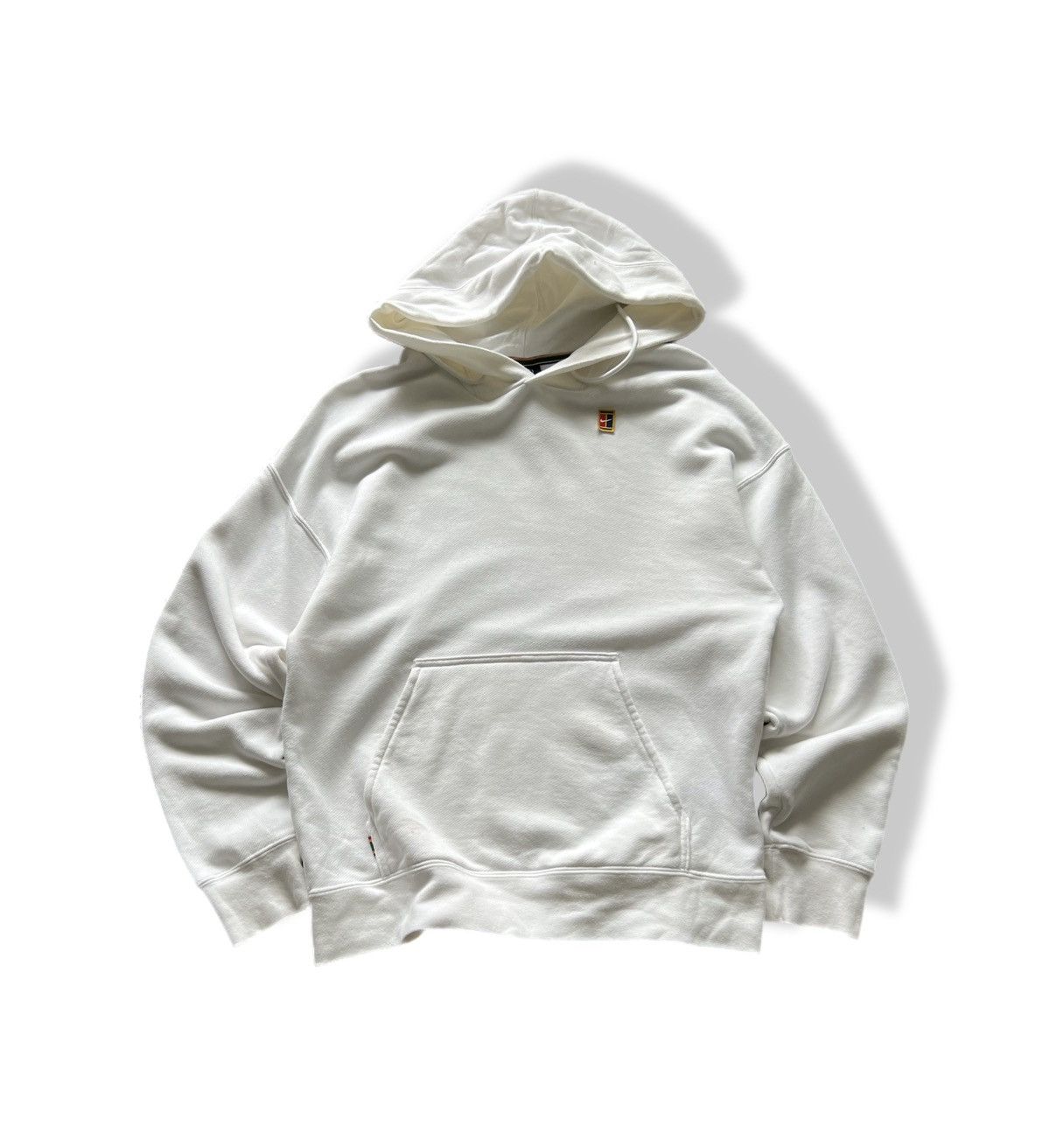 Nike 90’s NIKE VINTAGE Fleece Hoodie Court Heritage White Size US S / EU 44-46 / 1 - 1 Thumbnail