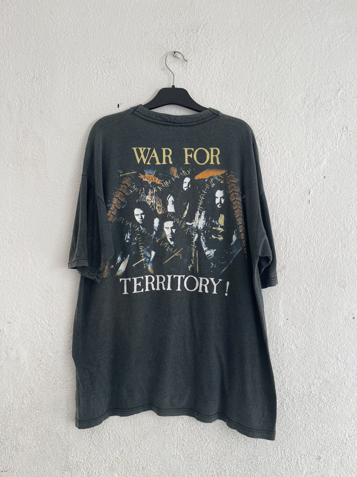 Band Tees Vintage 1993 Sepultura Territory Blue Brape T Shirt Size US XL / EU 56 / 4 - 2 Thumbnail