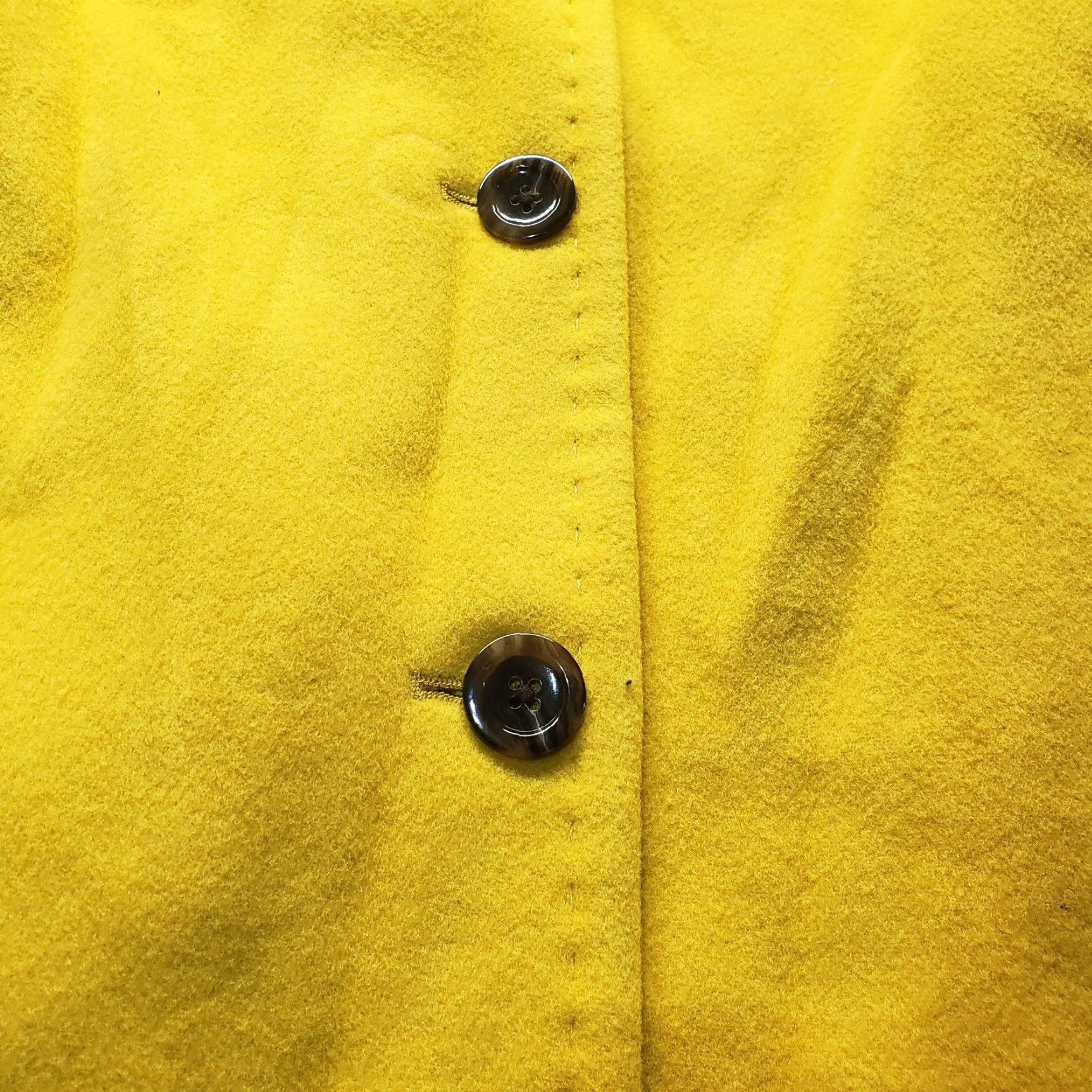 Lands' End Lands' End Mustard Yellow Wool Blazer Jacket Preppy Women's 10P Petite Size L / US 10 / IT 46 - 3 Thumbnail