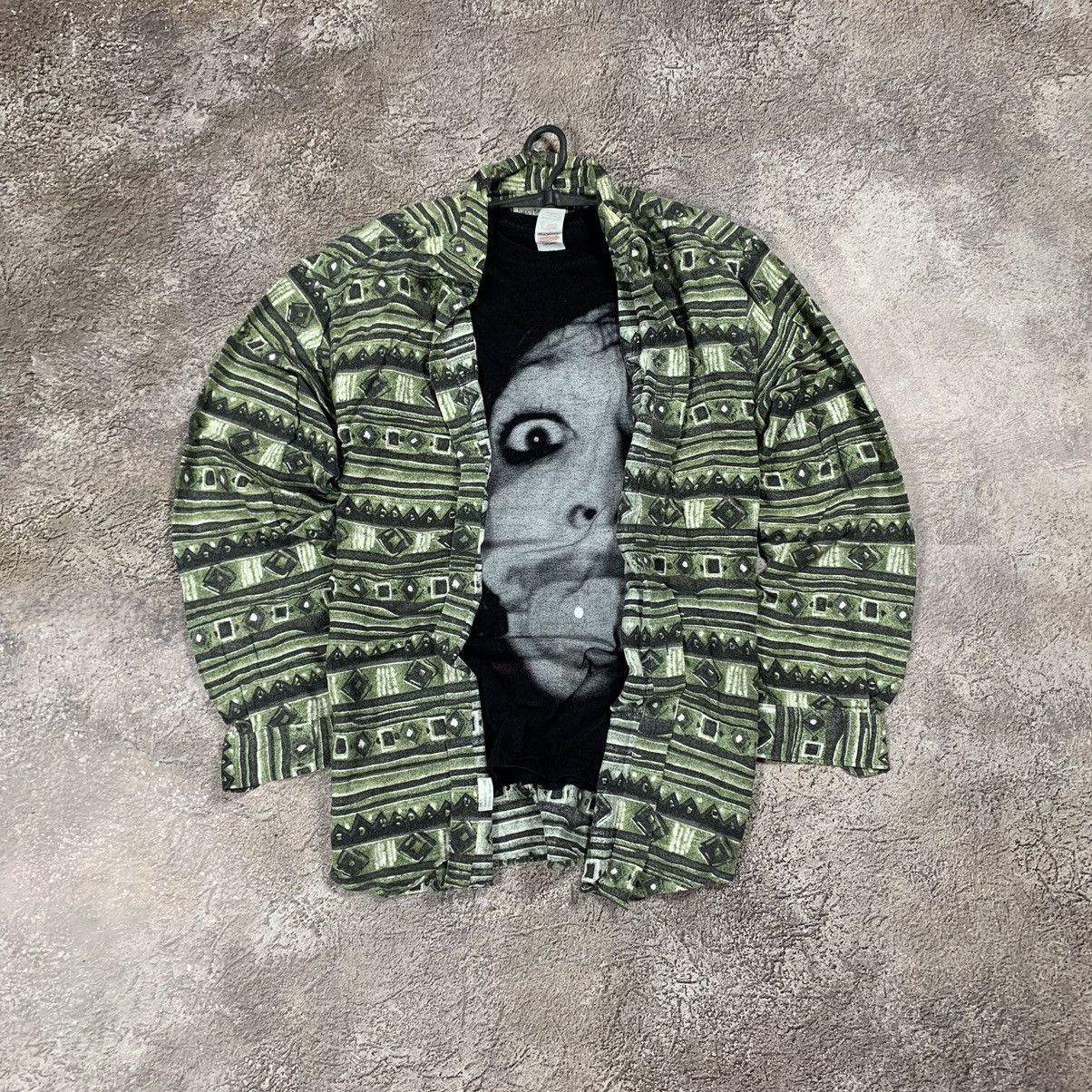 Vintage Vintage 90s Graphic Tee All Over Print Streetwear Oversized Size US L / EU 52-54 / 3 - 1 Thumbnail