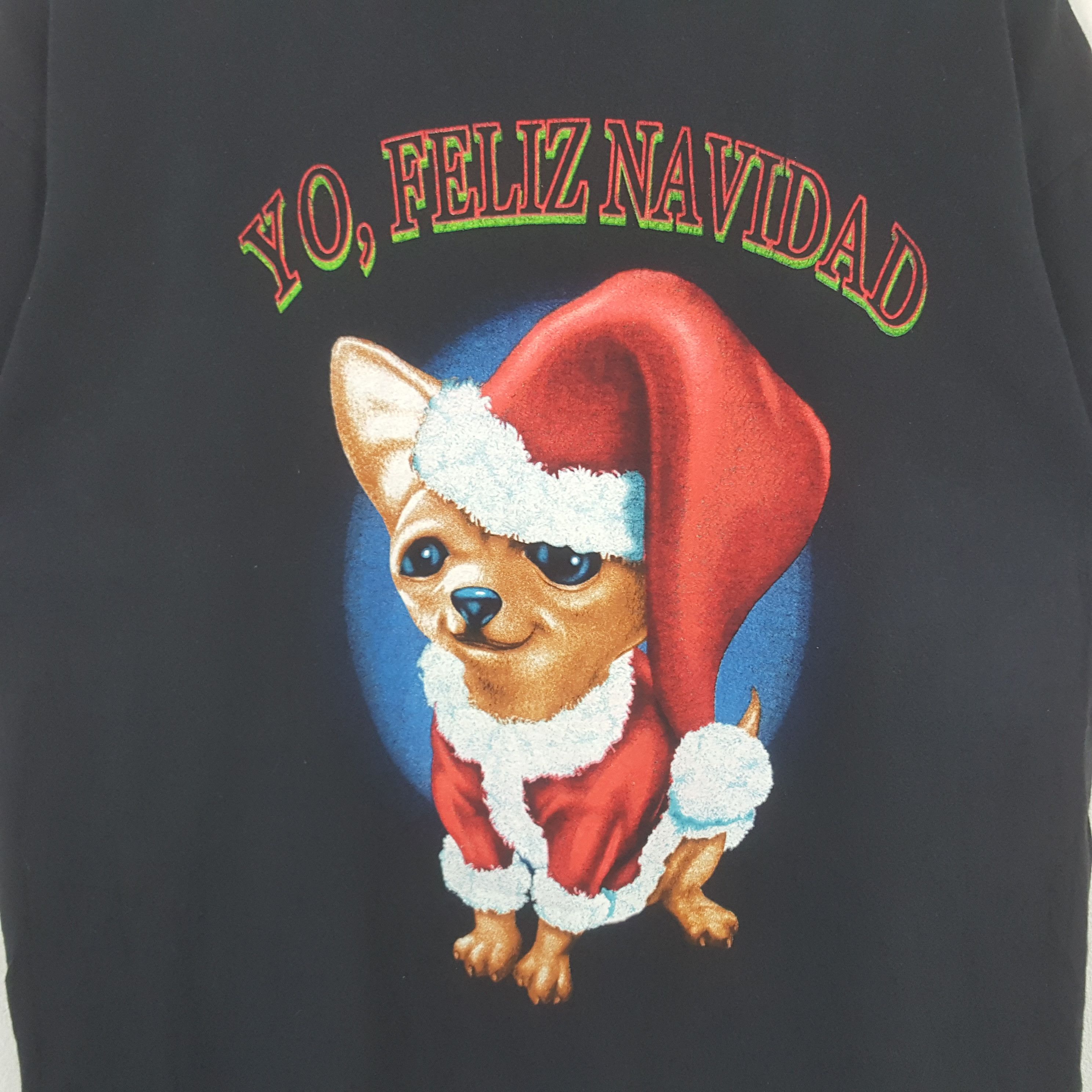 Vintage Vintage Taco Bell Dog Yo Feliz Navidad Tshirt 32 Size US M / EU 48-50 / 2 - 2 Thumbnail