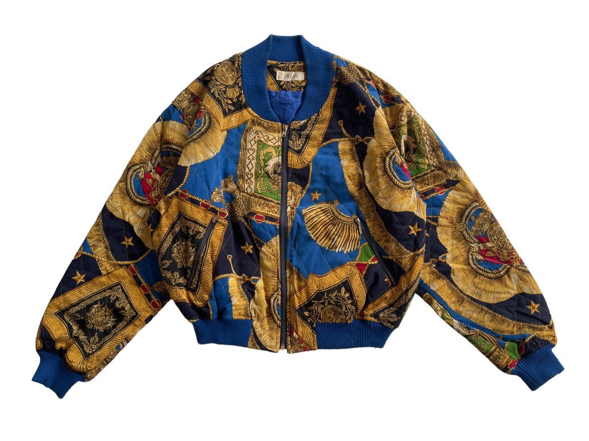 Japanese Brand Vintage Chez-Lui Luxury Cropped Bomber Jacket Size US M / EU 48-50 / 2 - 3 Thumbnail