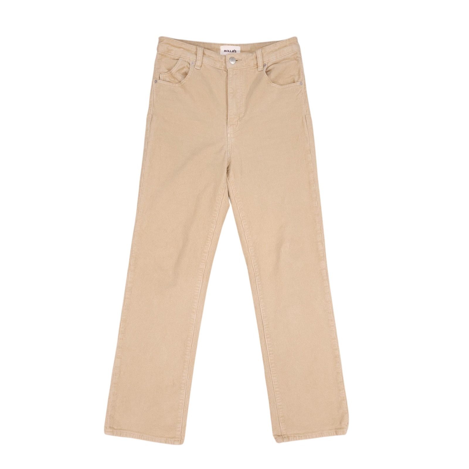 Rolla's Rolla's Straight Leg Corduroy Pants Stone Beige Sz 28 Size 28" / US 6 / IT 42 - 1 Thumbnail