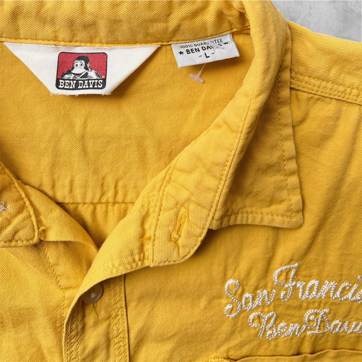 Ben Davis BEN DAVIS LONG SLEEVES WORK SHIRT Size US L / EU 52-54 / 3 - 6 Thumbnail