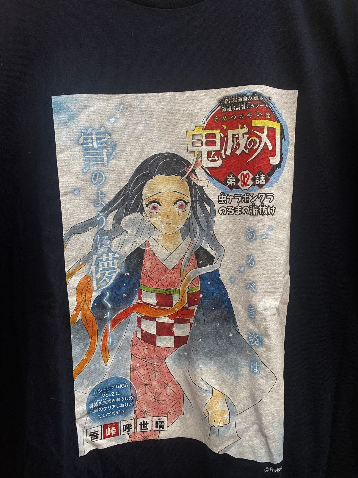 Anime VINTAGE ANIME DEMON SLAYER JUMP SHOP MANGA PANEL Size US XL / EU 56 / 4 - 2 Thumbnail