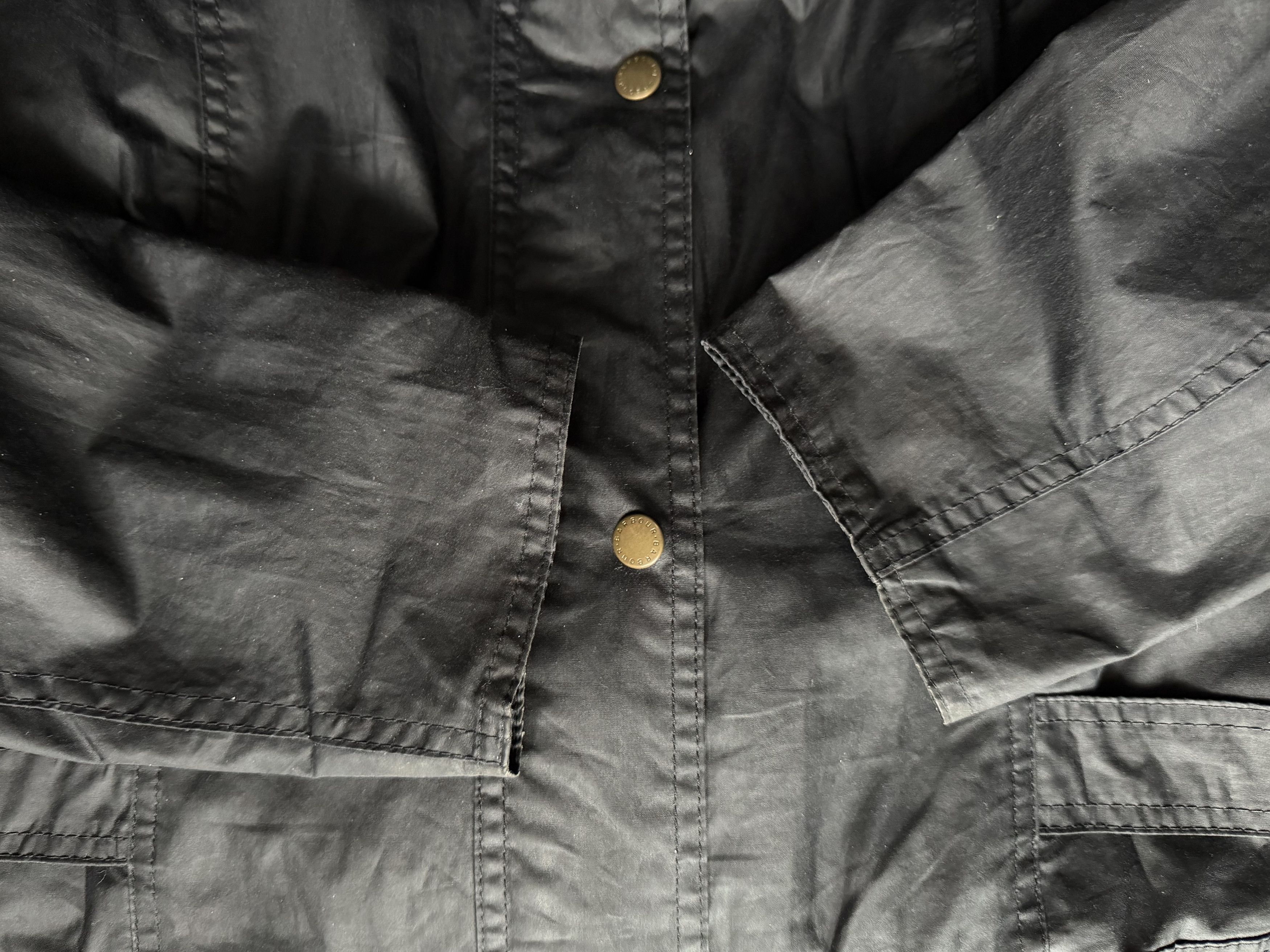 Barbour BARBOUR Tennant Wax Jacket Black Made E Rewax British Style Size XXL / US 16-18 / IT 52-54 - 16 Thumbnail