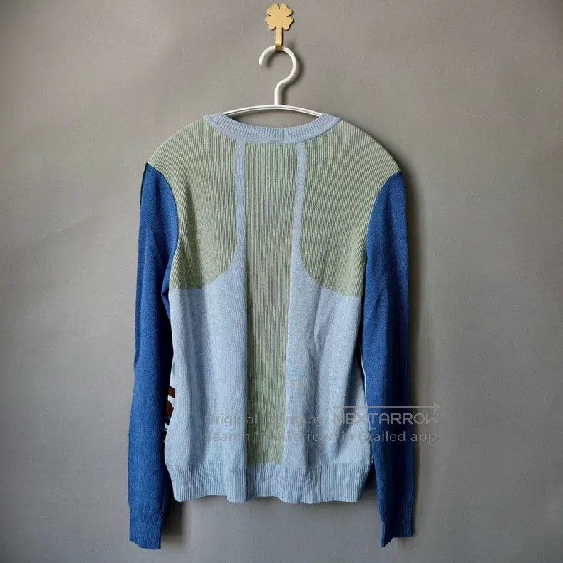 Hermes Hermes Graffiti lock silk patchwork knit Size XXS / US 00 / IT 34 - 2 Thumbnail