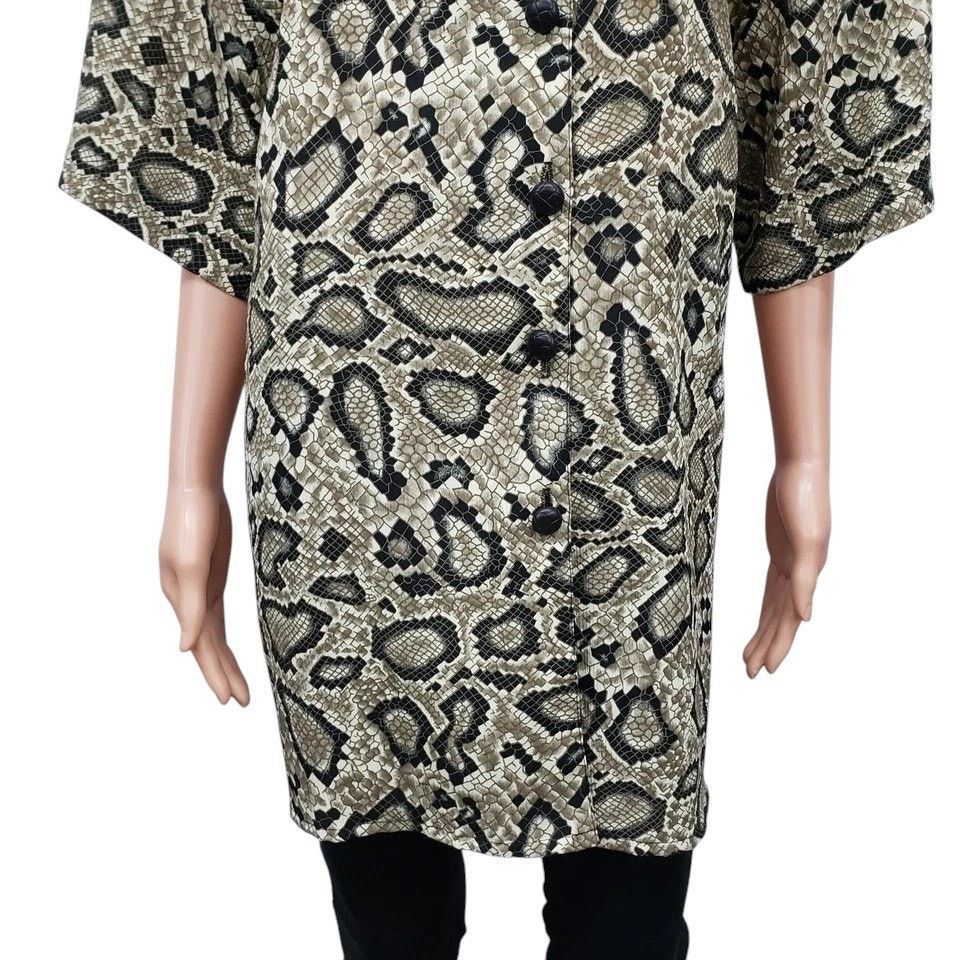Vintage Vintage Truffles Top Blouse Animal Print Made in USA Plus 2X Size XXL / US 16-18 / IT 52-54 - 5 Thumbnail