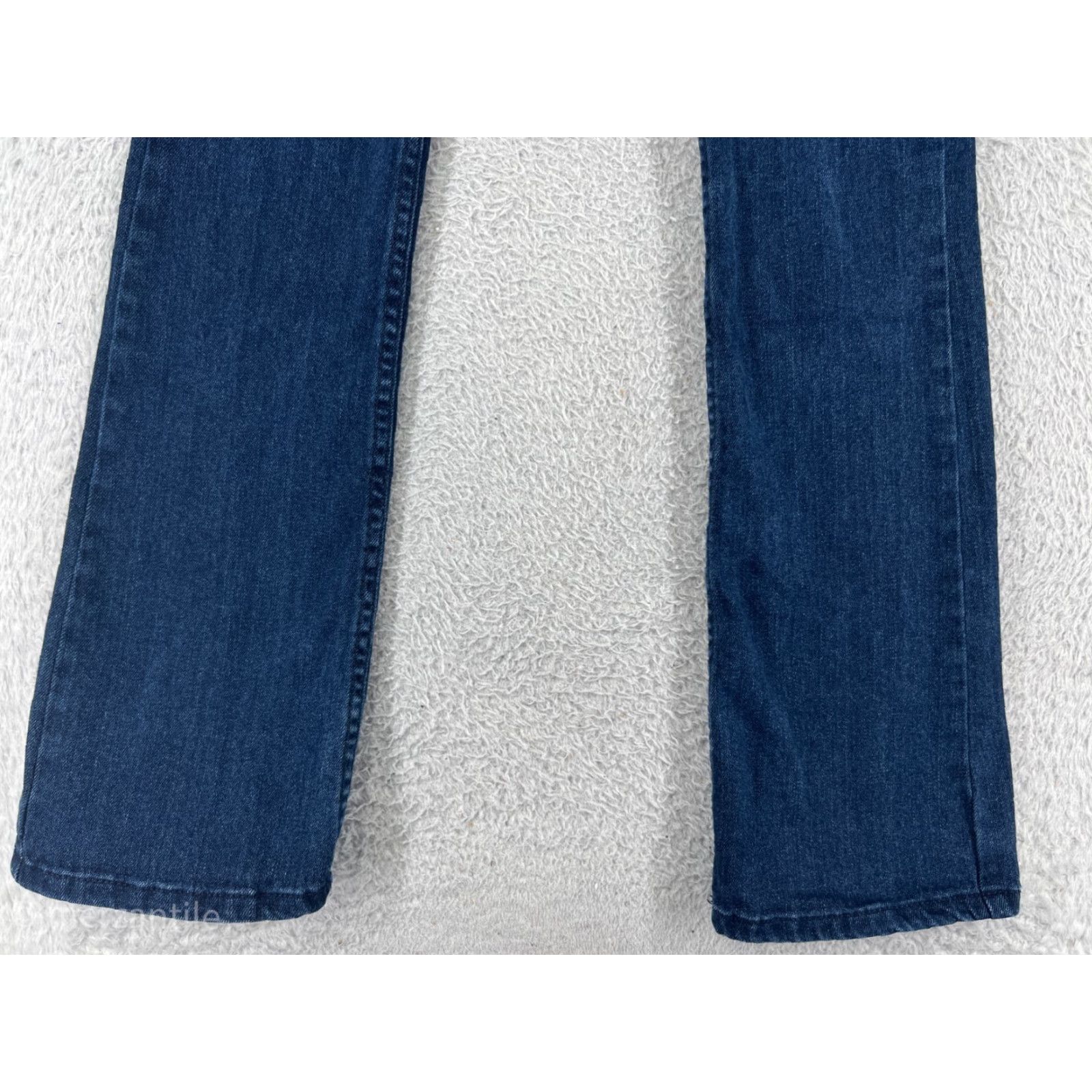 Denime YANUK Jeans Womens 25 Blue Denim Bootcut Dark Wash Low Rise Vintage No Size 42" / US 20 - 6 Thumbnail