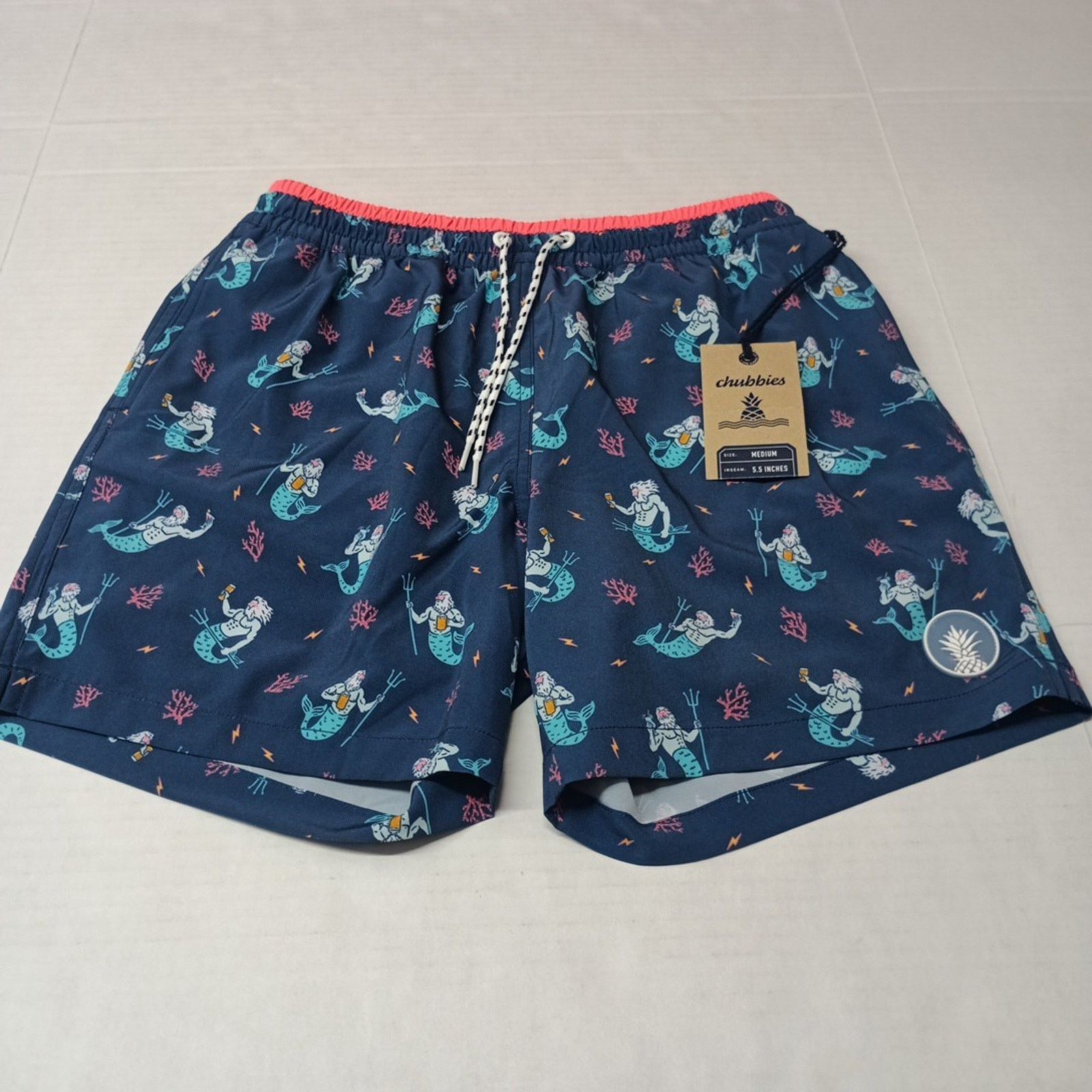 Chubbies Chubbies Men's The Triton The Sea Swim Trunks Size M 5.5 Ins Size US 28 / EU 44 - 1 Thumbnail