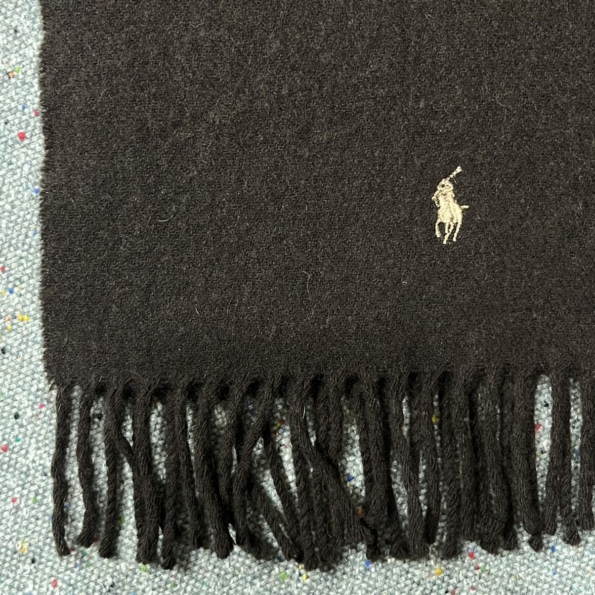 Polo Ralph Lauren Vintage Polo Ralph Lauren Nutmeg/Brown Lambswool Scarf Size ONE SIZE - 3 Thumbnail