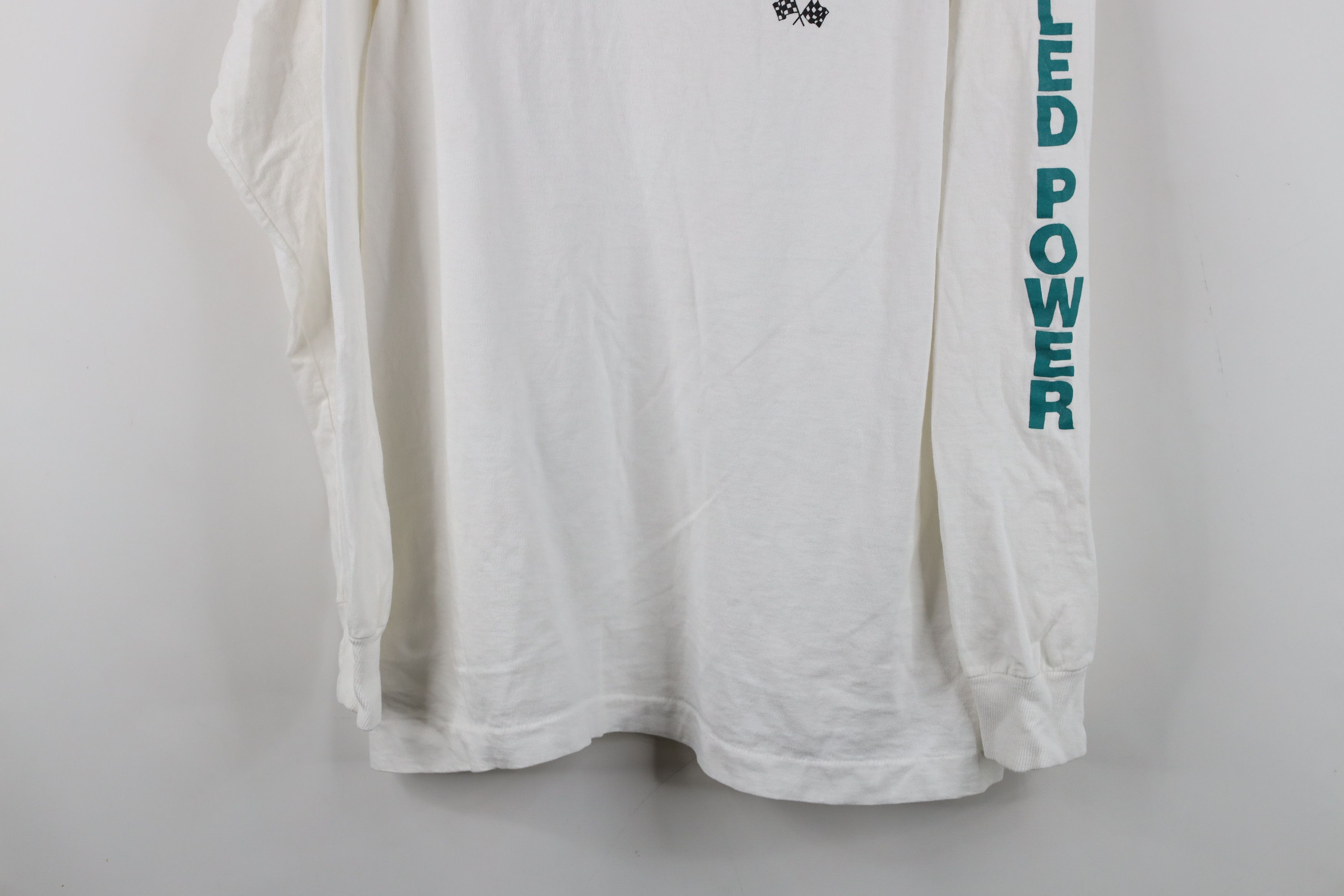 Vintage Vintage 90s Streetwear Power Racing SPD Long Sleeve T-Shirt Size US M / EU 48-50 / 2 - 3 Thumbnail