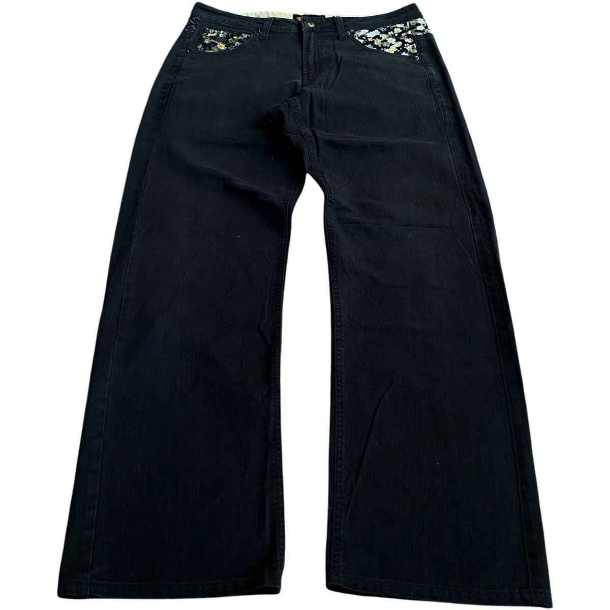 JNCO × Kamakura × Southpole Rare Vintage Japanese Denim Karakuri tamashi Sukajan Jeans Size US 34 / EU 50 - 2 Thumbnail