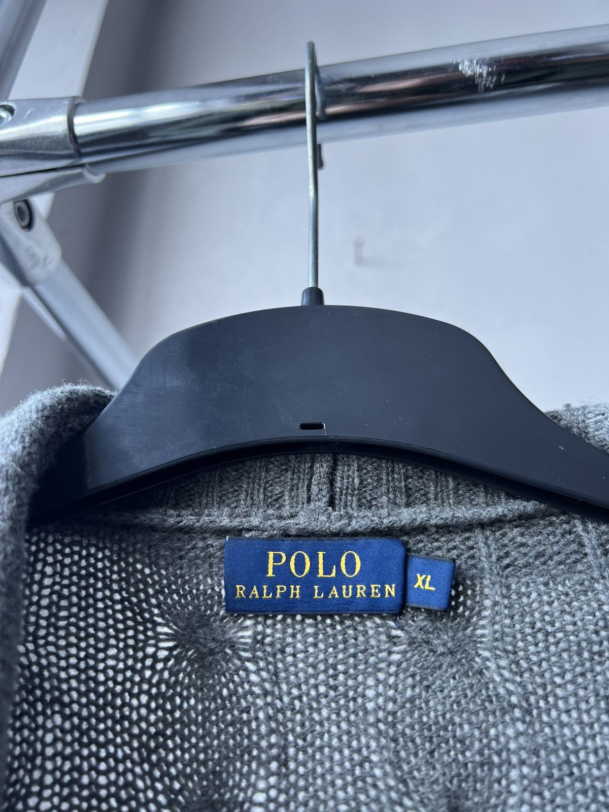 Polo Ralph Lauren POLO RALPH LAUREN WOOL/CASHMERE KNIT CABLE CARDIGAN LUX XL Size XL / US 12-14 / IT 48-50 - 6 Thumbnail