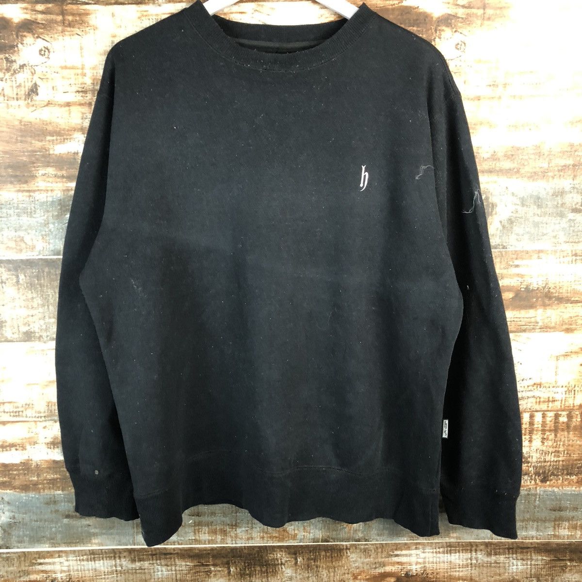 Japanese Brand Hurley black Sweatshirt #A1909 Size US L / EU 52-54 / 3 - 3 Thumbnail