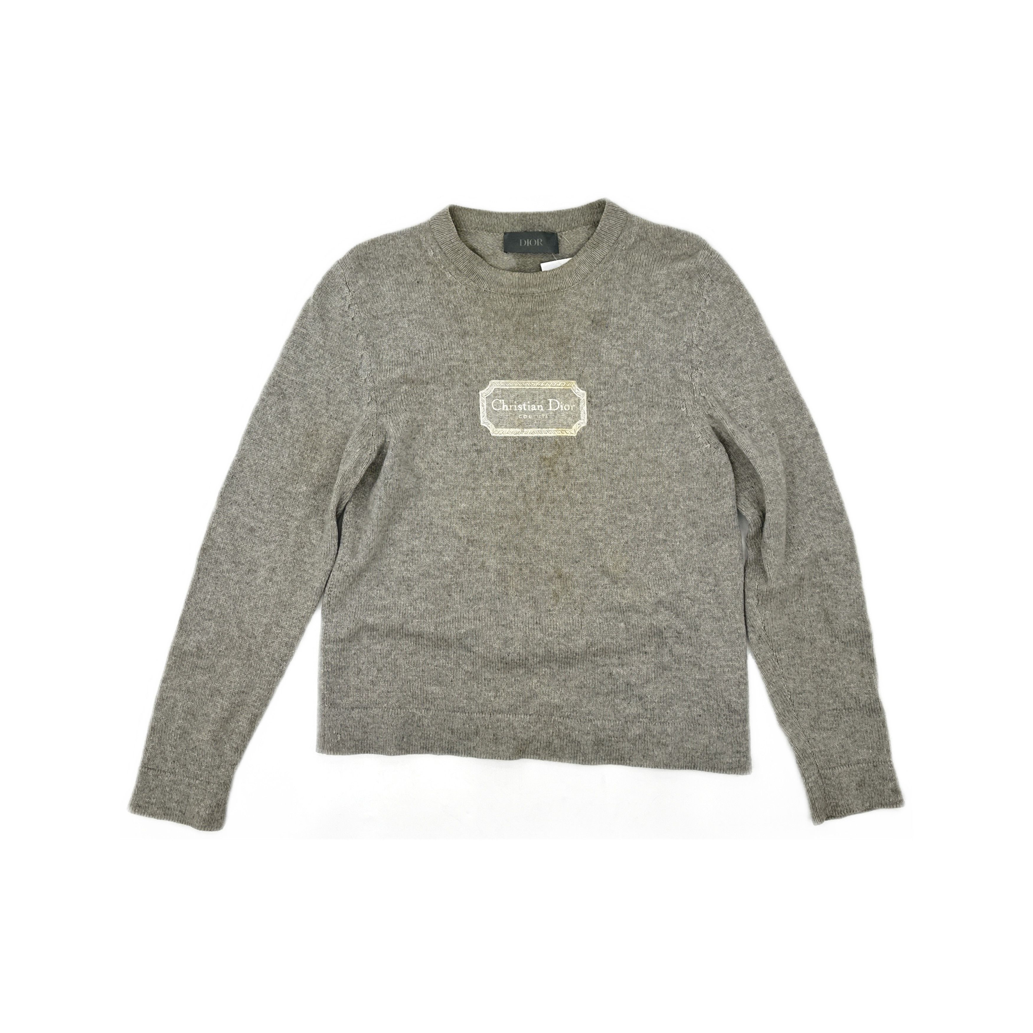 Dior Dior Couture Logo Embroidered Sweater Size XS Size US XS / EU 42 / 0 - 1 Thumbnail