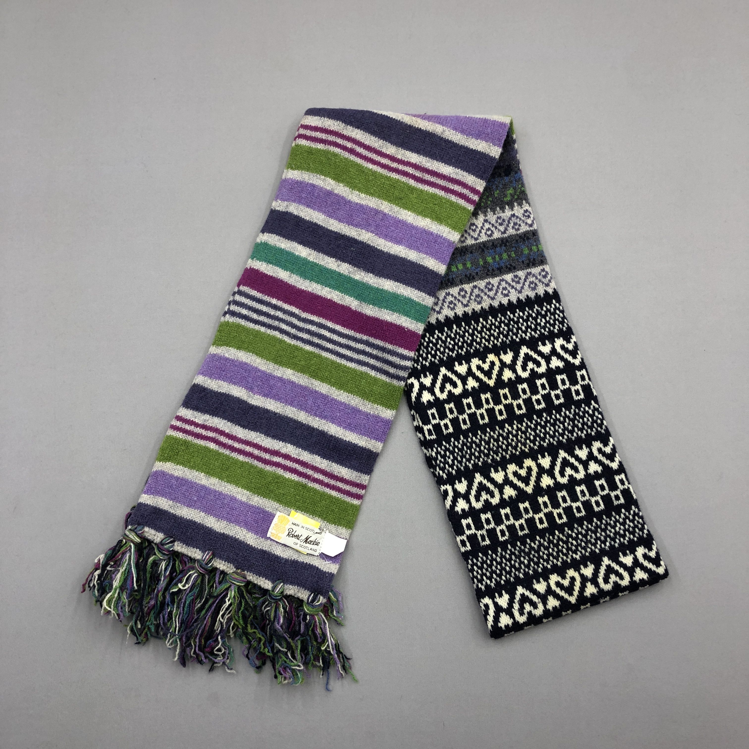 Other Vintage 90s Robert Mackie Scarf Muffler Wool Scarves Size ONE SIZE - 1 Thumbnail