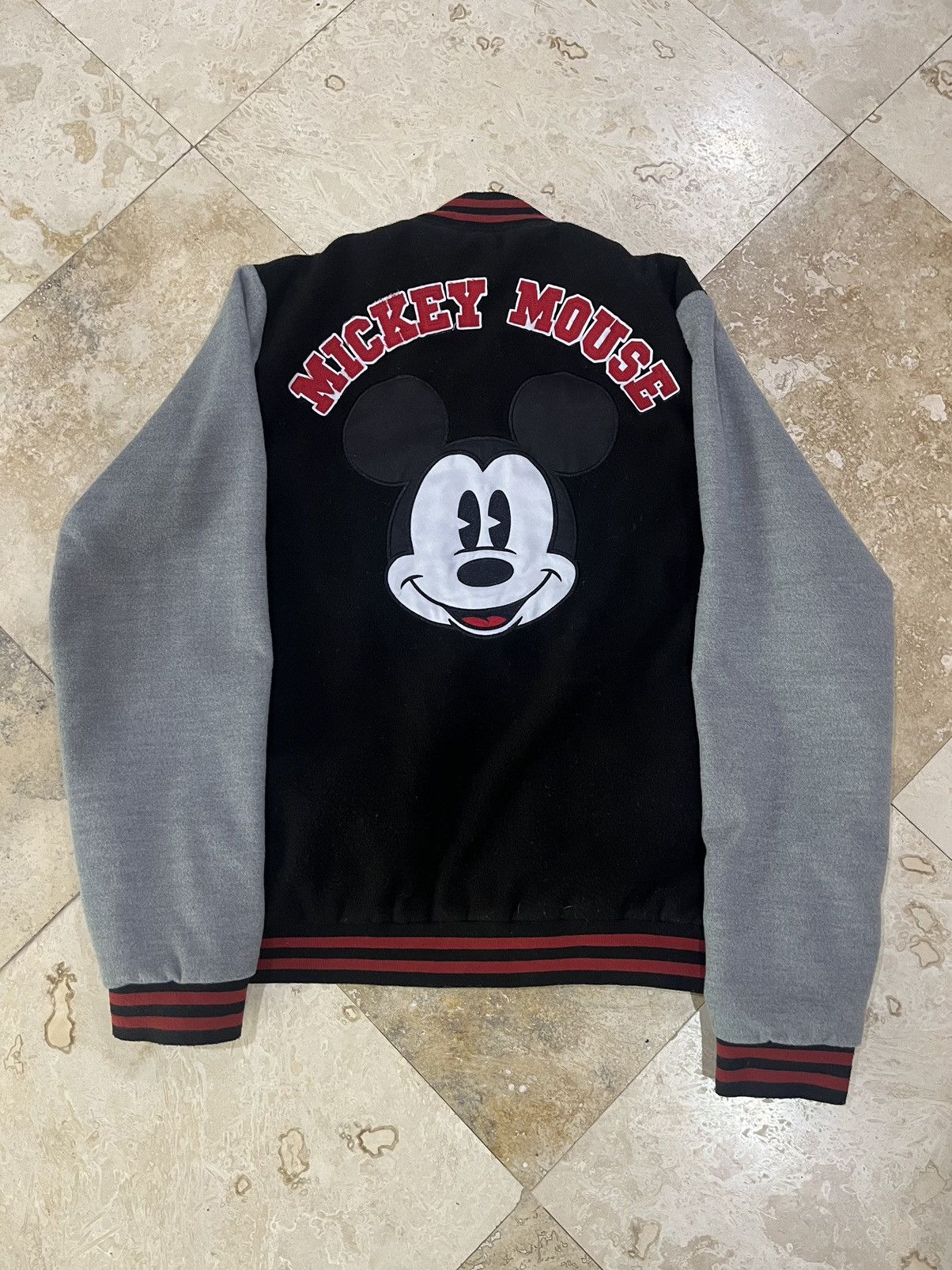 Disney JAPAN EXCLUSIVE MICKEY MOUSE VARSITY JACKET Size US XL / EU 56 / 4 - 2 Thumbnail