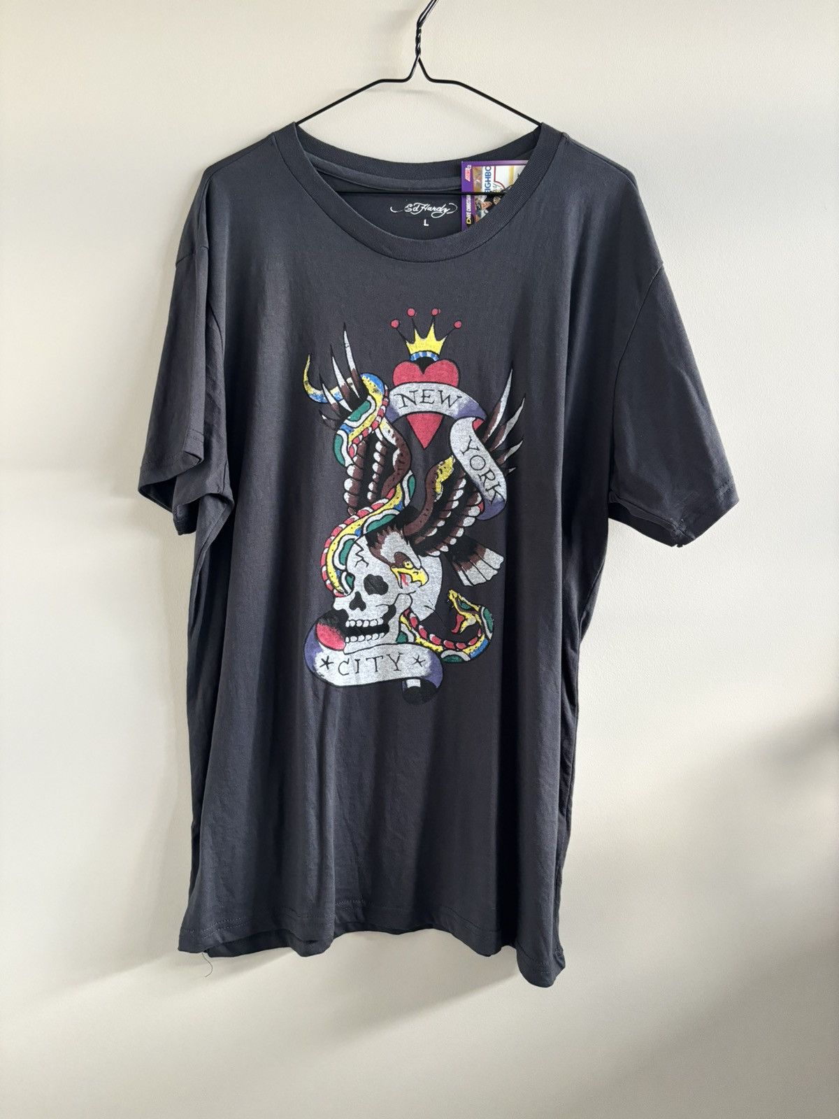 Ed Hardy Ed Hardy New York City tee vintage Size US L / EU 52-54 / 3 - 1 Thumbnail