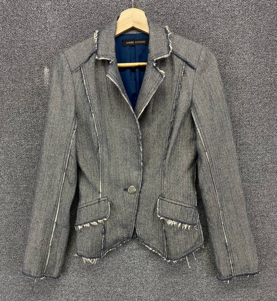 Andreluciano Vintage Andreluciano Punk Style Wool Coat jacket Size S / US 4 / IT 40 - 1 Thumbnail