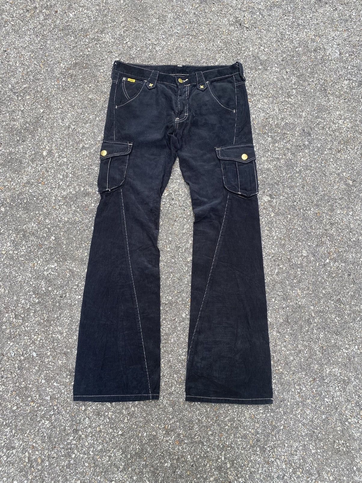 Hysteric Glamour FLARED LEE RIDERS CORDUROY BOOT CUT CARGO TWIST PANT Size US 30 / EU 46 - 1 Thumbnail