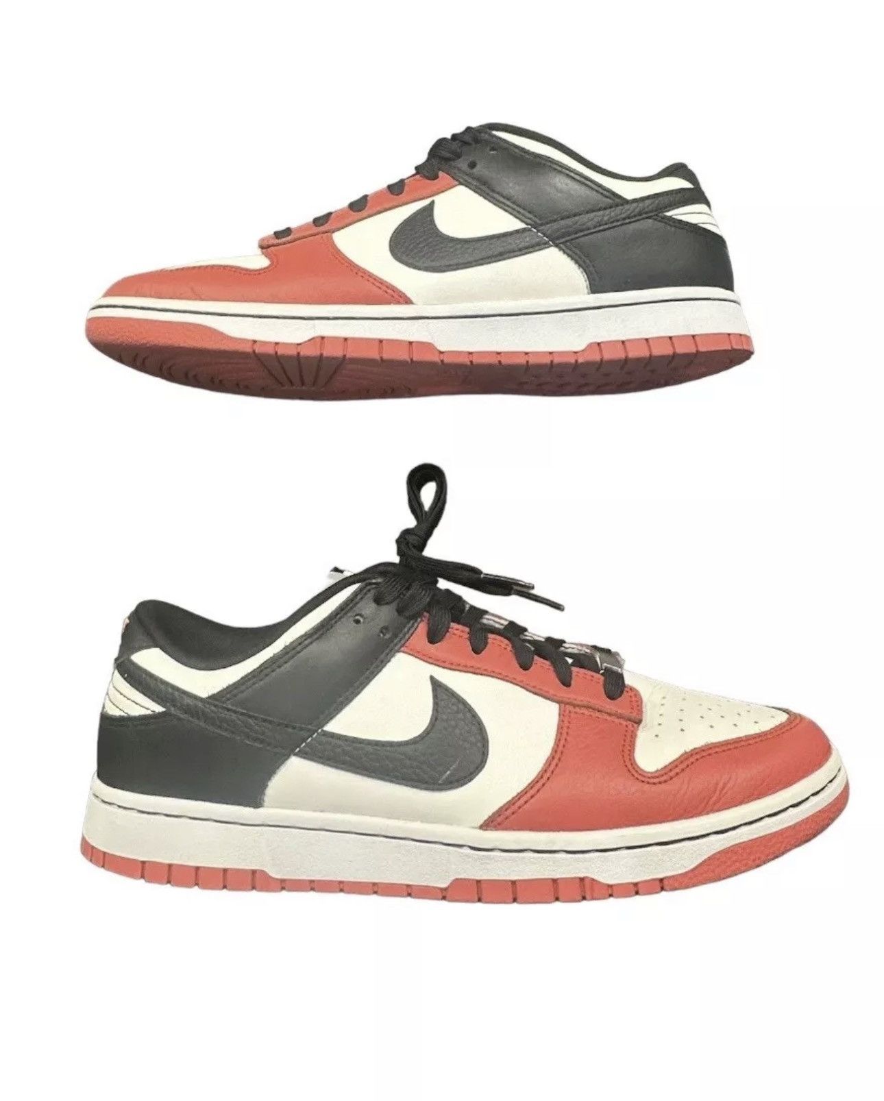 Nike Nike Dunk Low EMB x NBA 75th Anniversary - Bulls 2021 Size US 10.5 / EU 43-44 - 3 Thumbnail